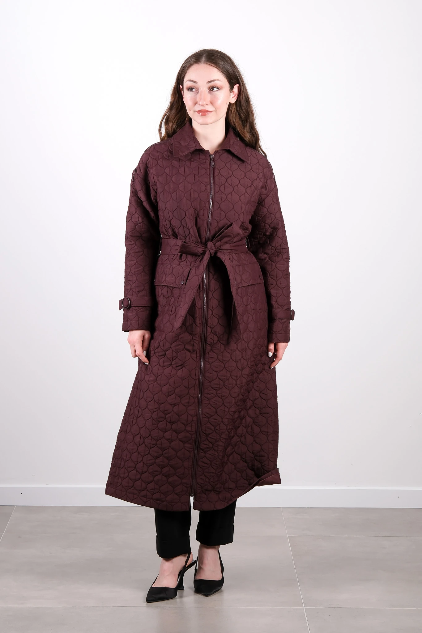 W-26-833 MASSİMO DONNA KAP - Mürdüm