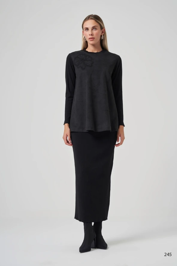 3004 NUSS TUNİK - Black