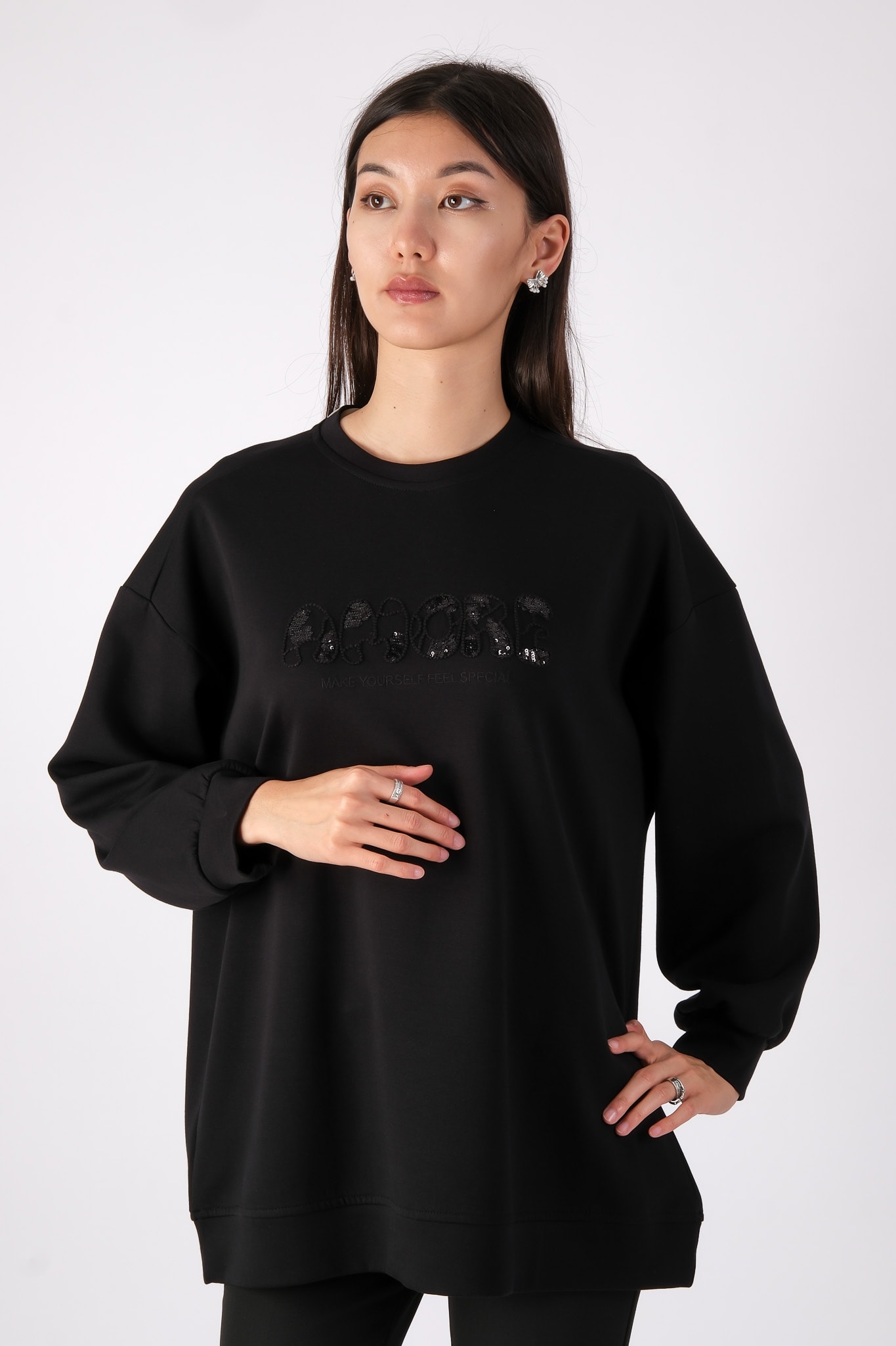 35968 İKOL SWEAT - Siyah