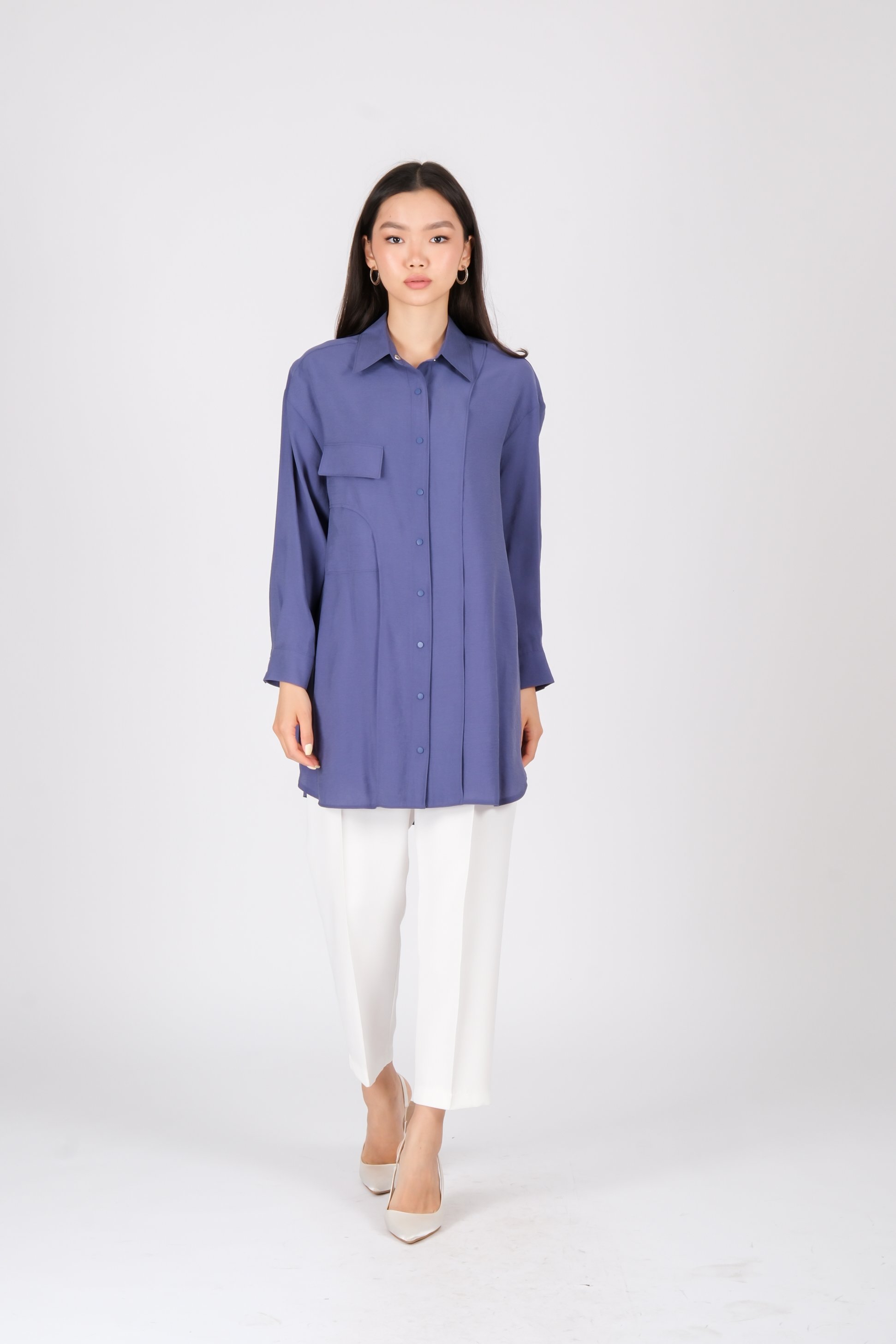 S-25-263 MASSİMO DONNA TUNİK - İndigo