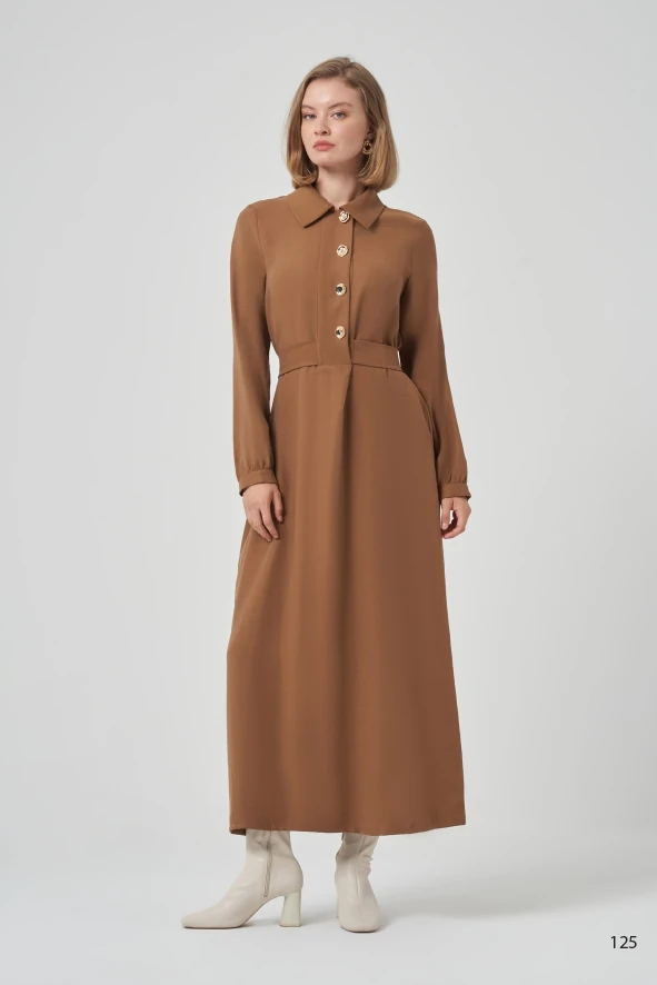 2007 NUSS ELBİSE - Tan