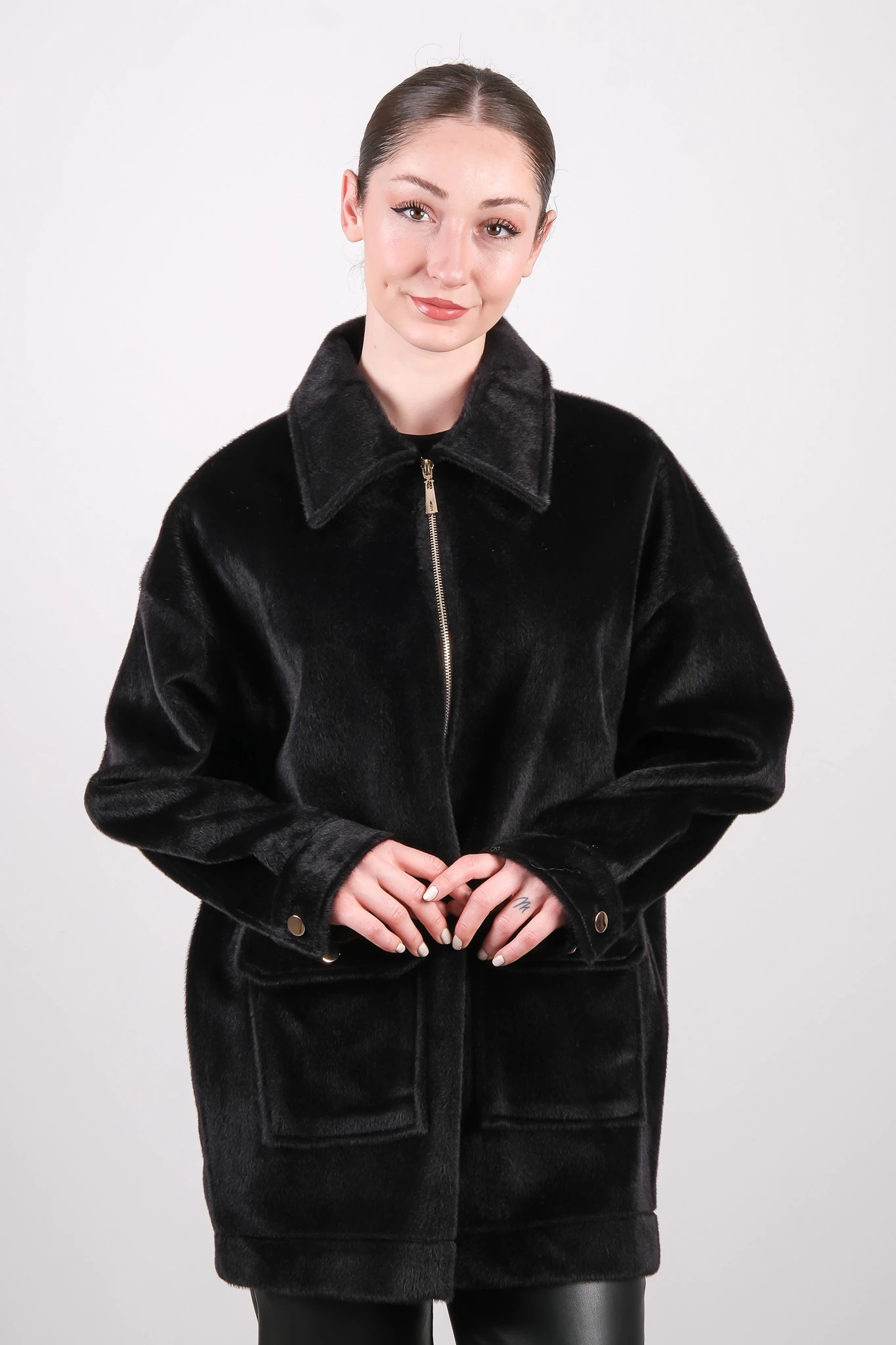 35882 İKOLL CEKET - Black