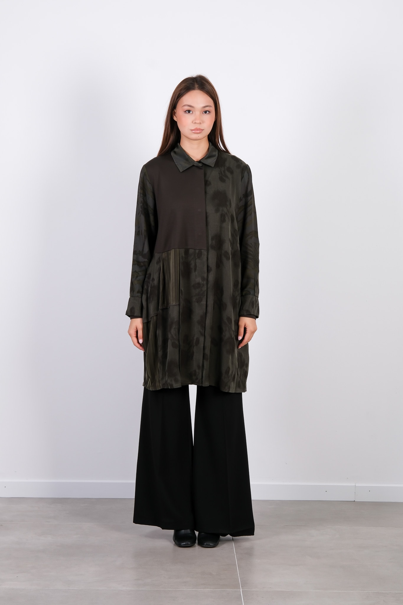 38303 MİSSWHENC GÖMLEK - Yeşil