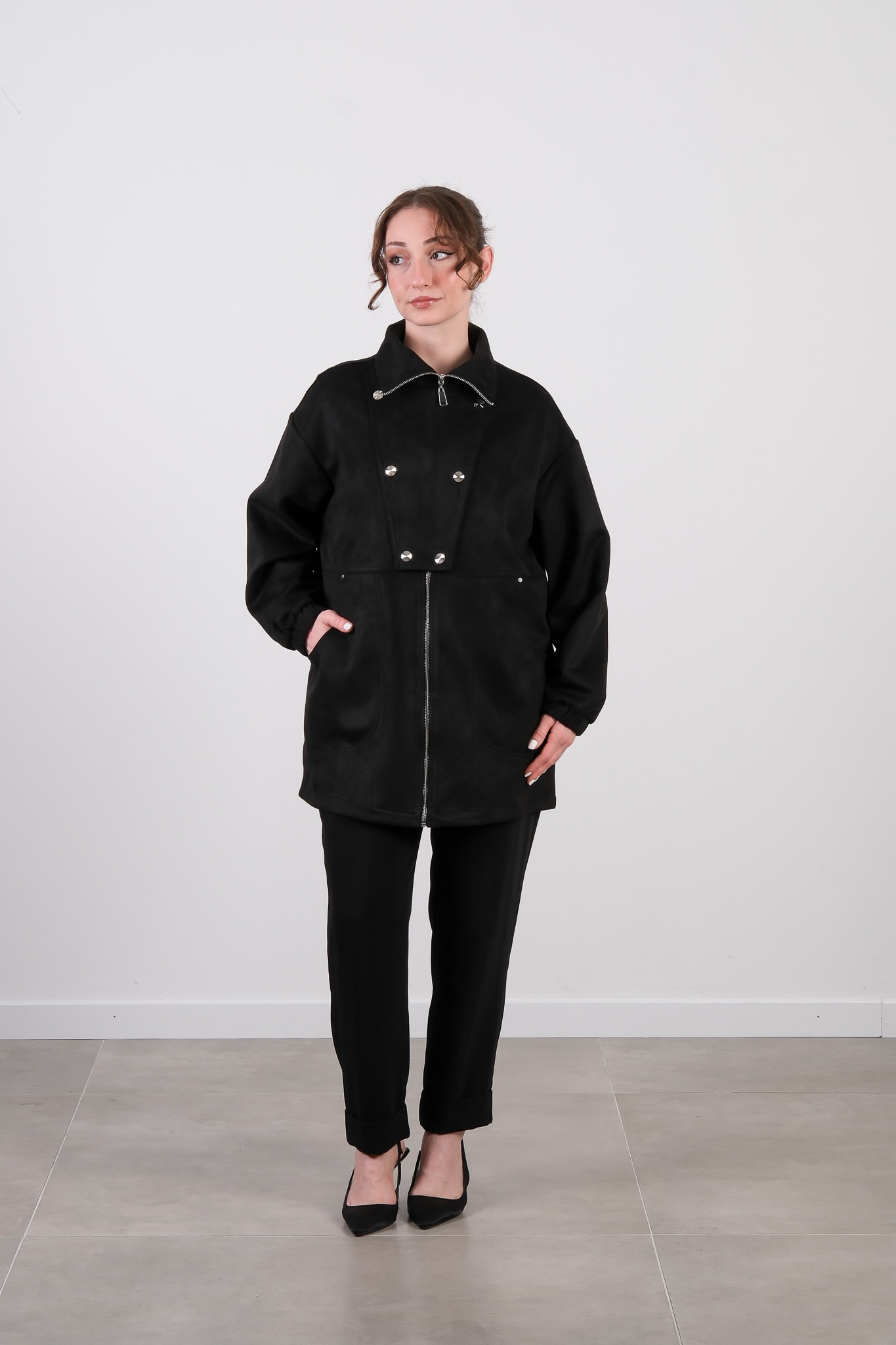 6031 NUSS KAP - Black