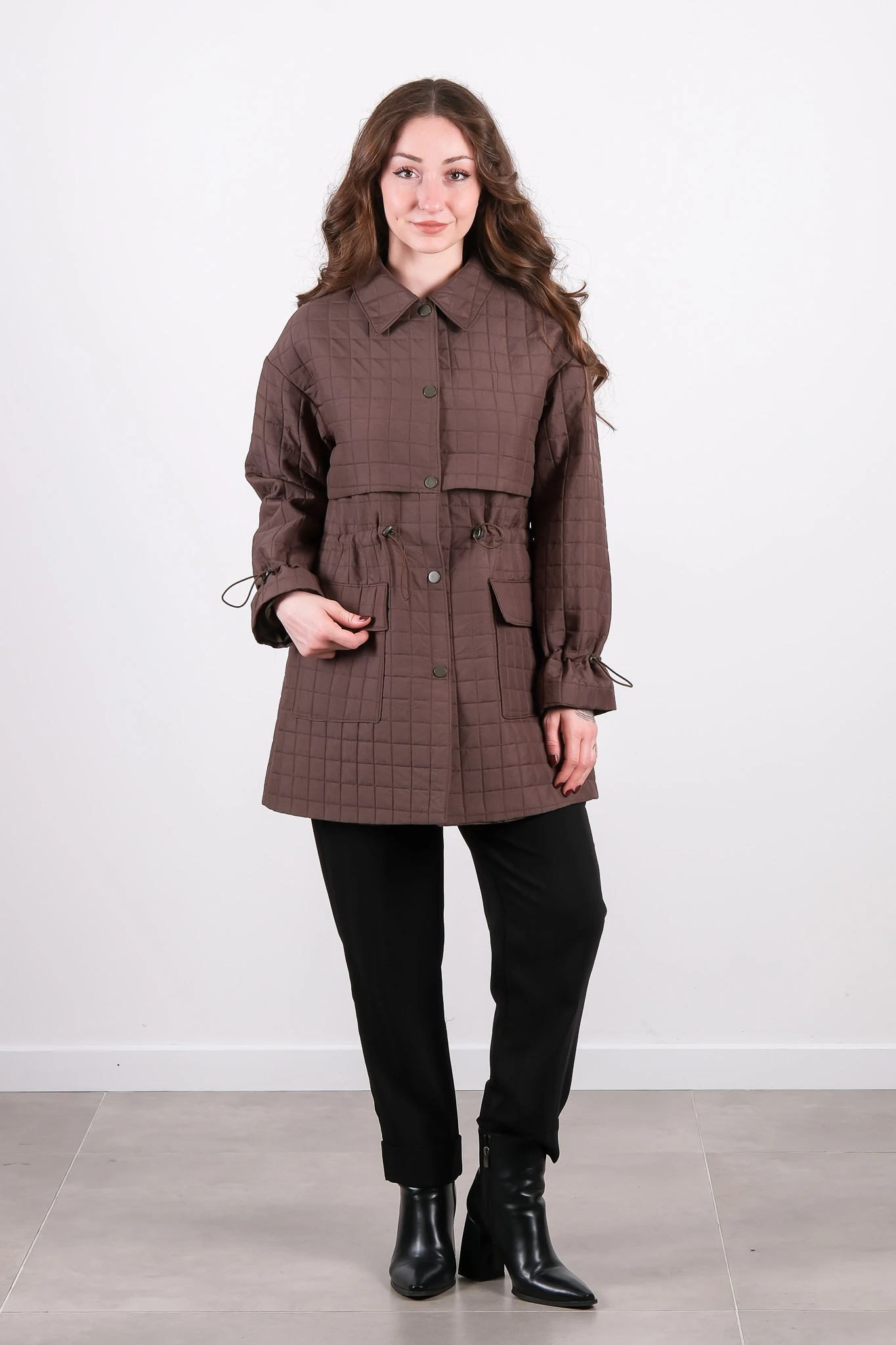 W-26-803 MASSİMO DONNA CEKET - Khaki