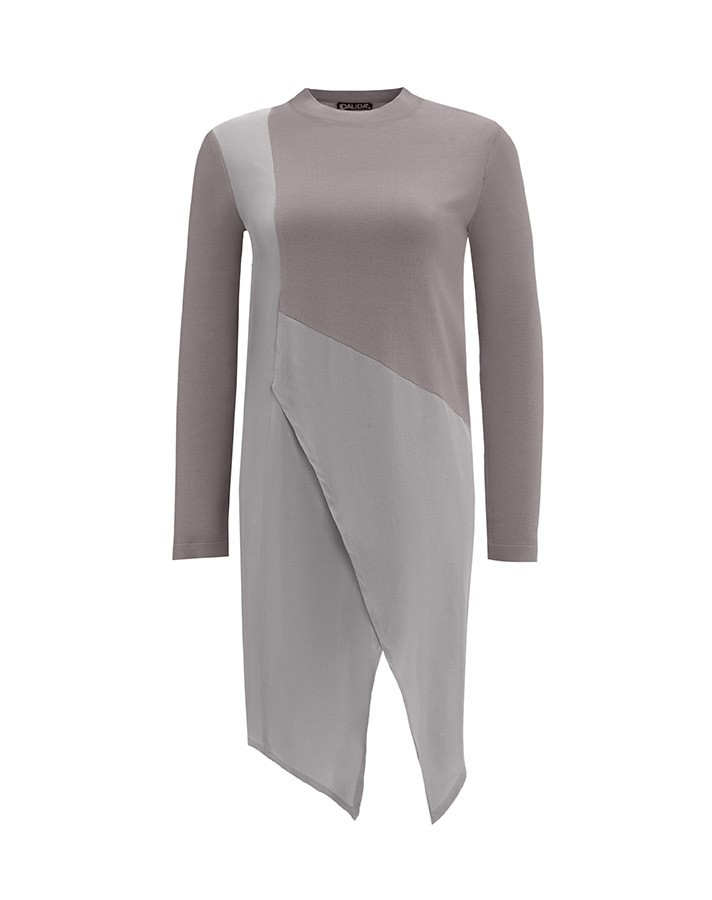 6022 MISS DALIDA TUNIC - Gray