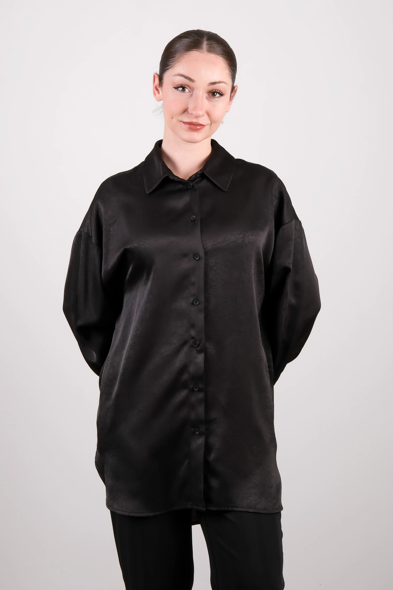 36240 İKOLL GÖMLEK - Black