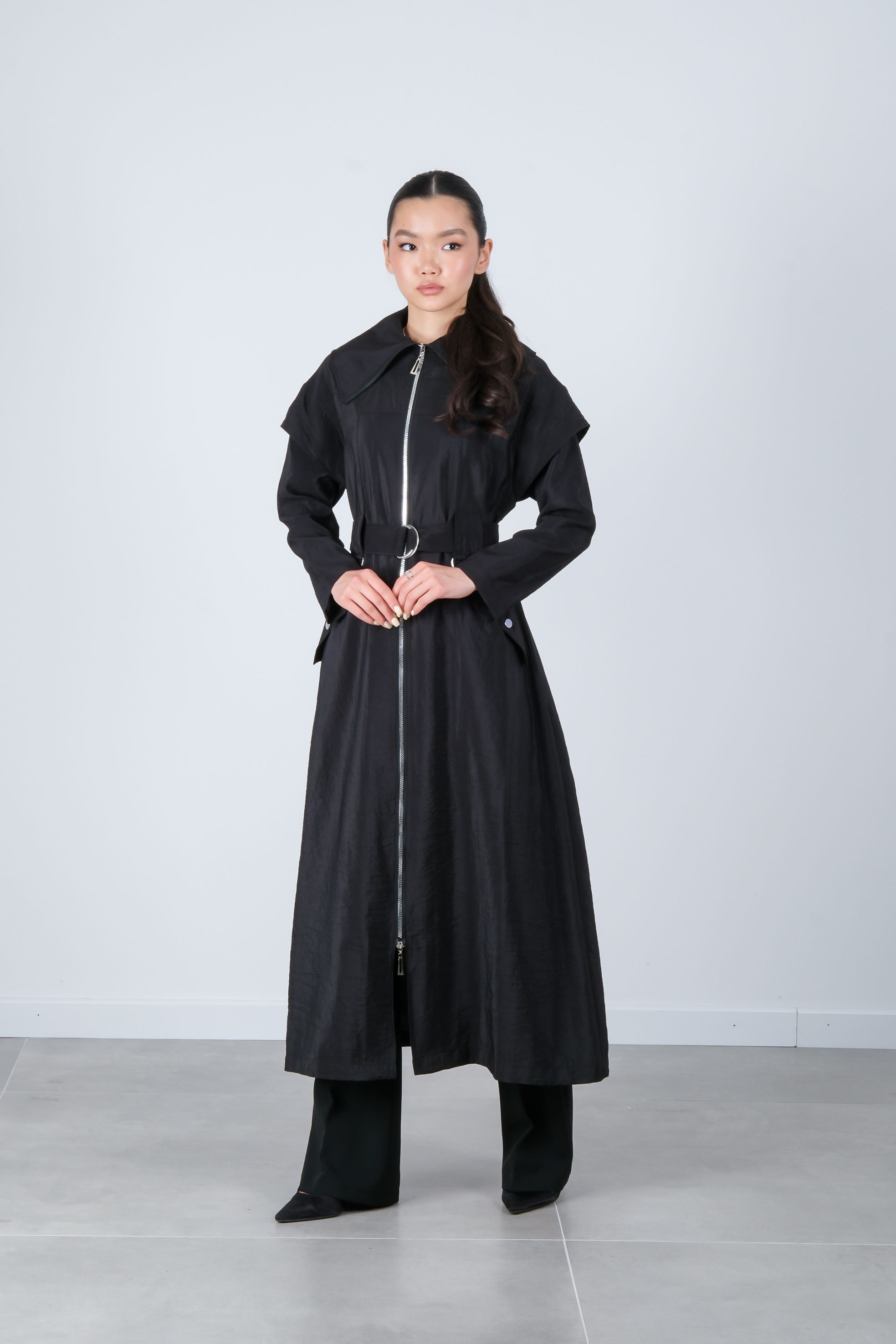 S-25-875 MASSİMO DONNA KAP - Siyah
