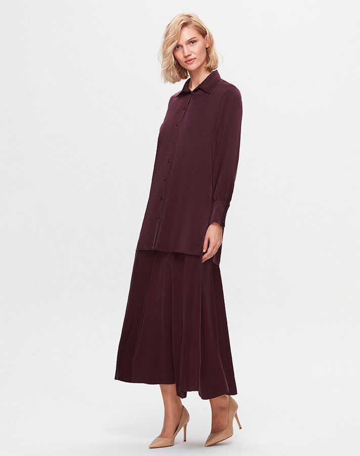 3001 MISS DALIDA TUNIC - Burgundy