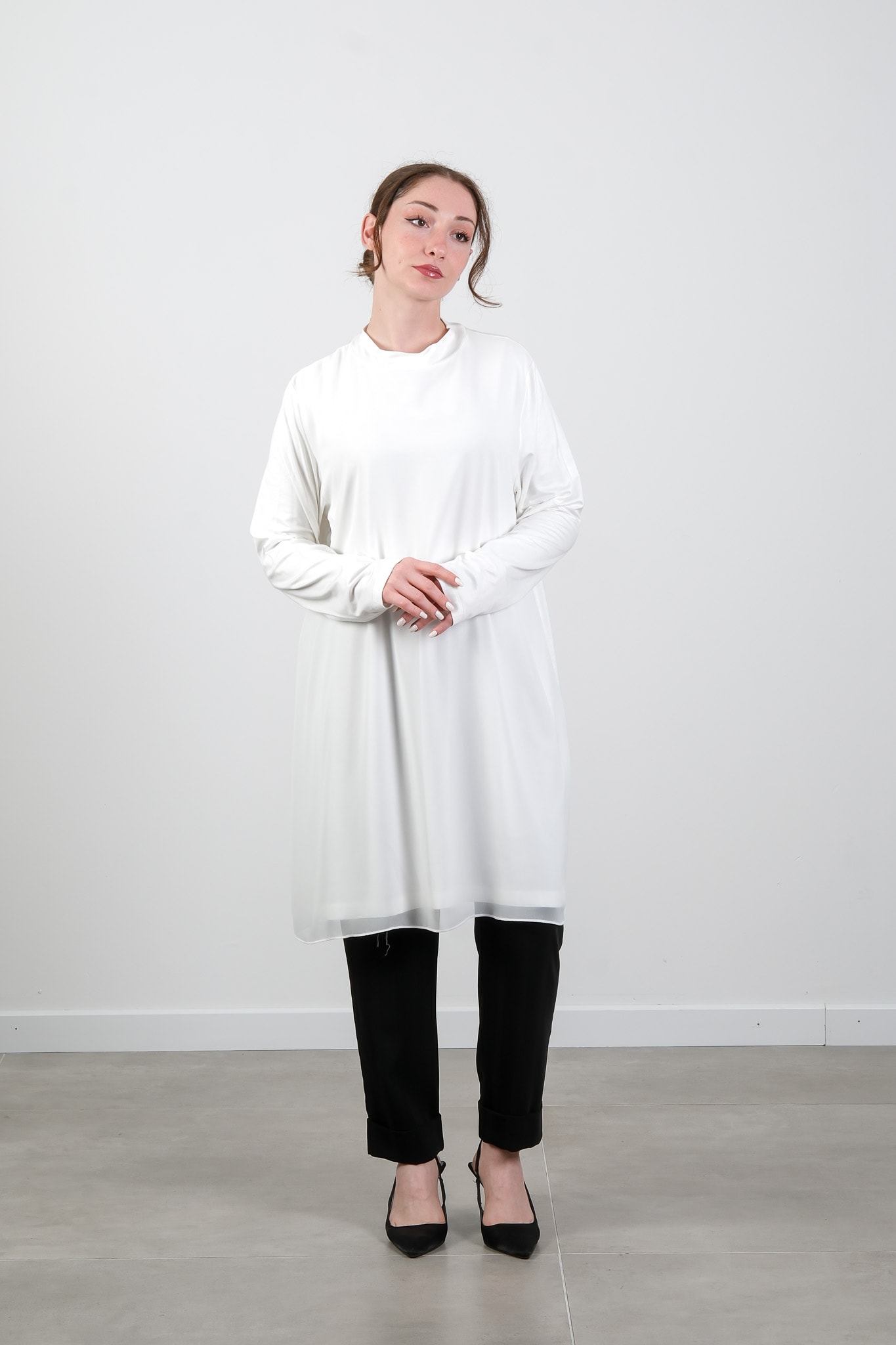 1624 LOOK TUNİK - Beyaz