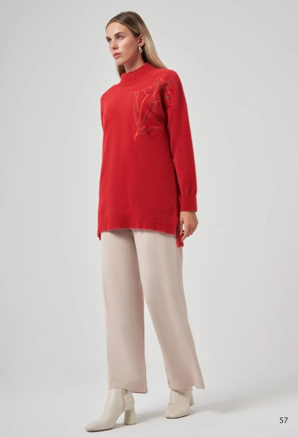 7004 NUSS KAZAK - Kırmızı