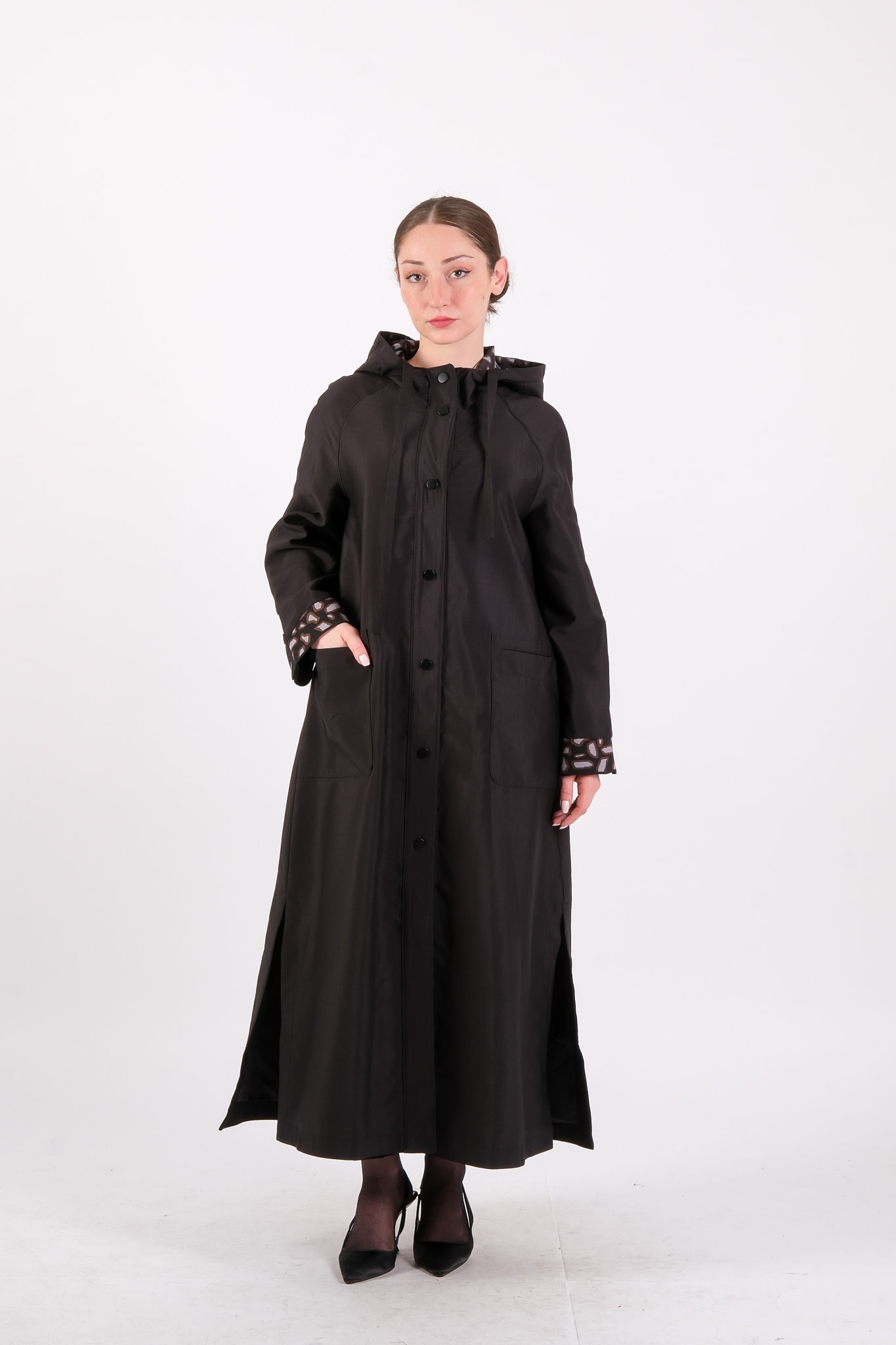 W-26-861 MASSİMO DONNA KAP - Black