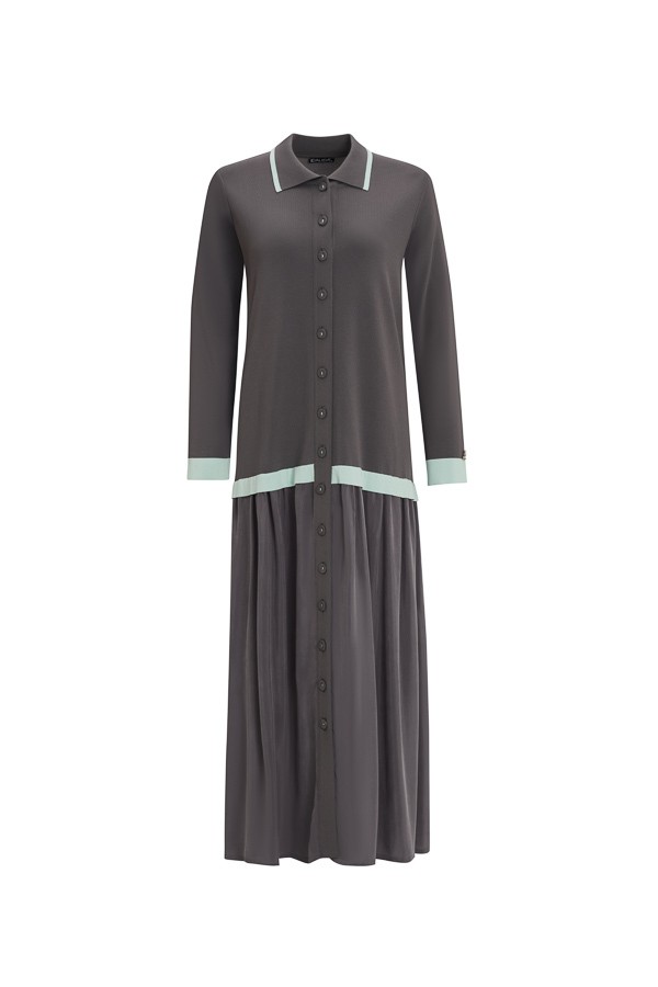 4002 MISS DALIDA DRESS - Anthracite