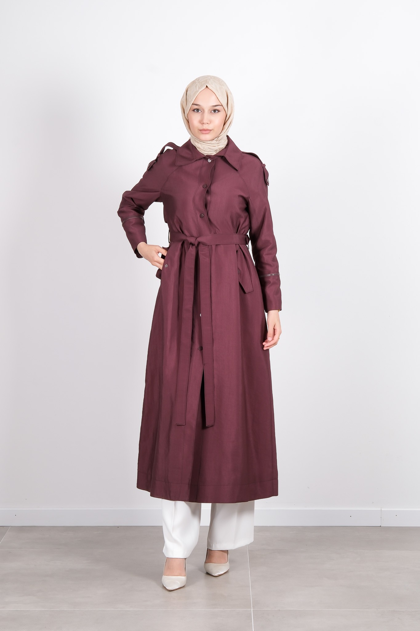 W-26-813 MASSİMO DONNA KAP - Mürdüm