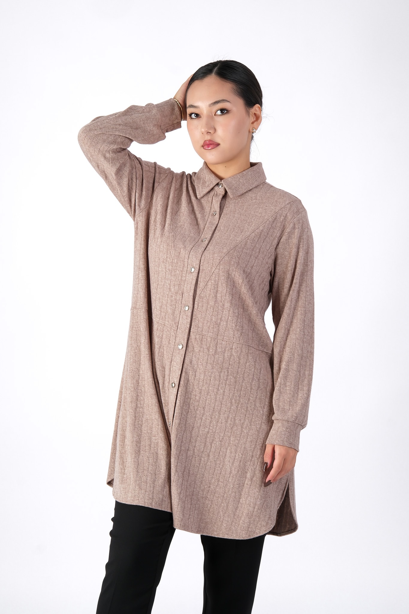 w-26-214 massimo donna bluz - Mink