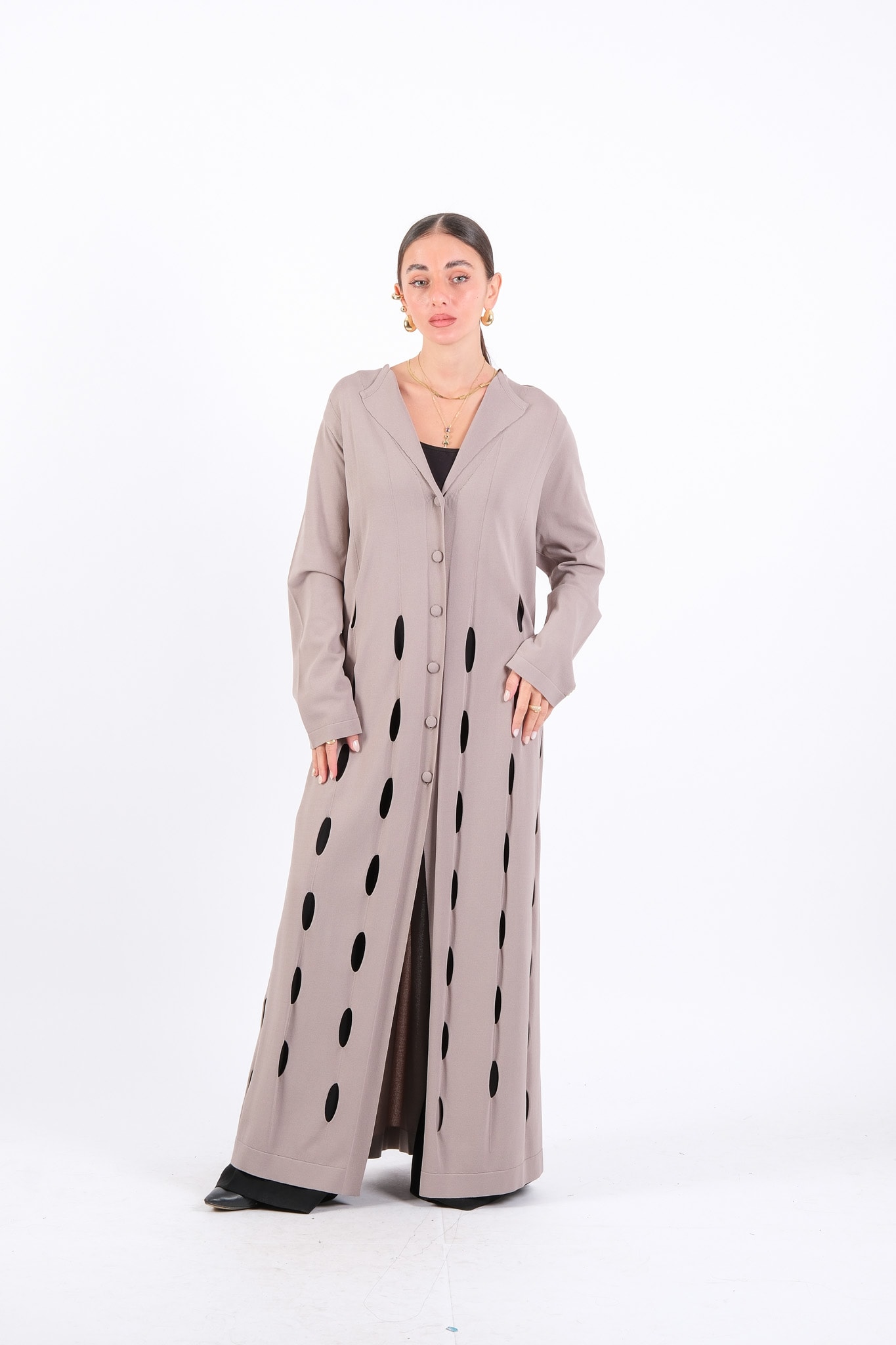 9007 MISS DALIDA CARDIGAN - Mink