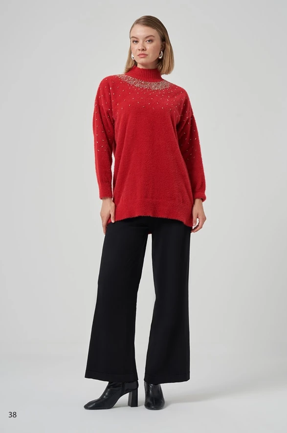 7003 NUSS KAZAK - Kırmızı