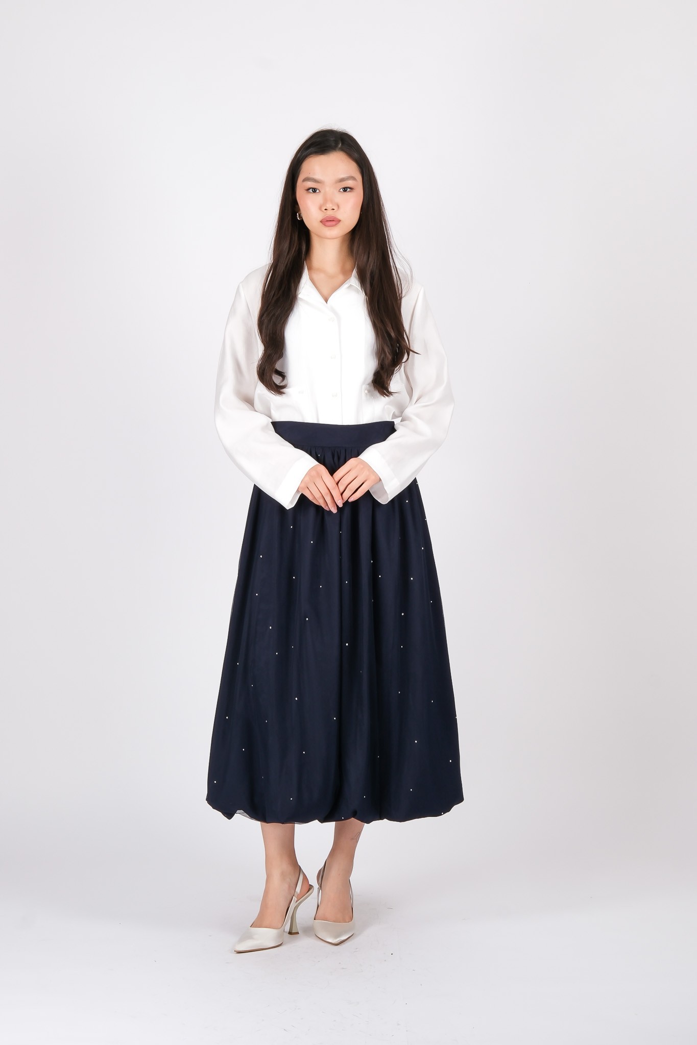 S-25-408 MASSİMO DONNA ETEK - Lacivert