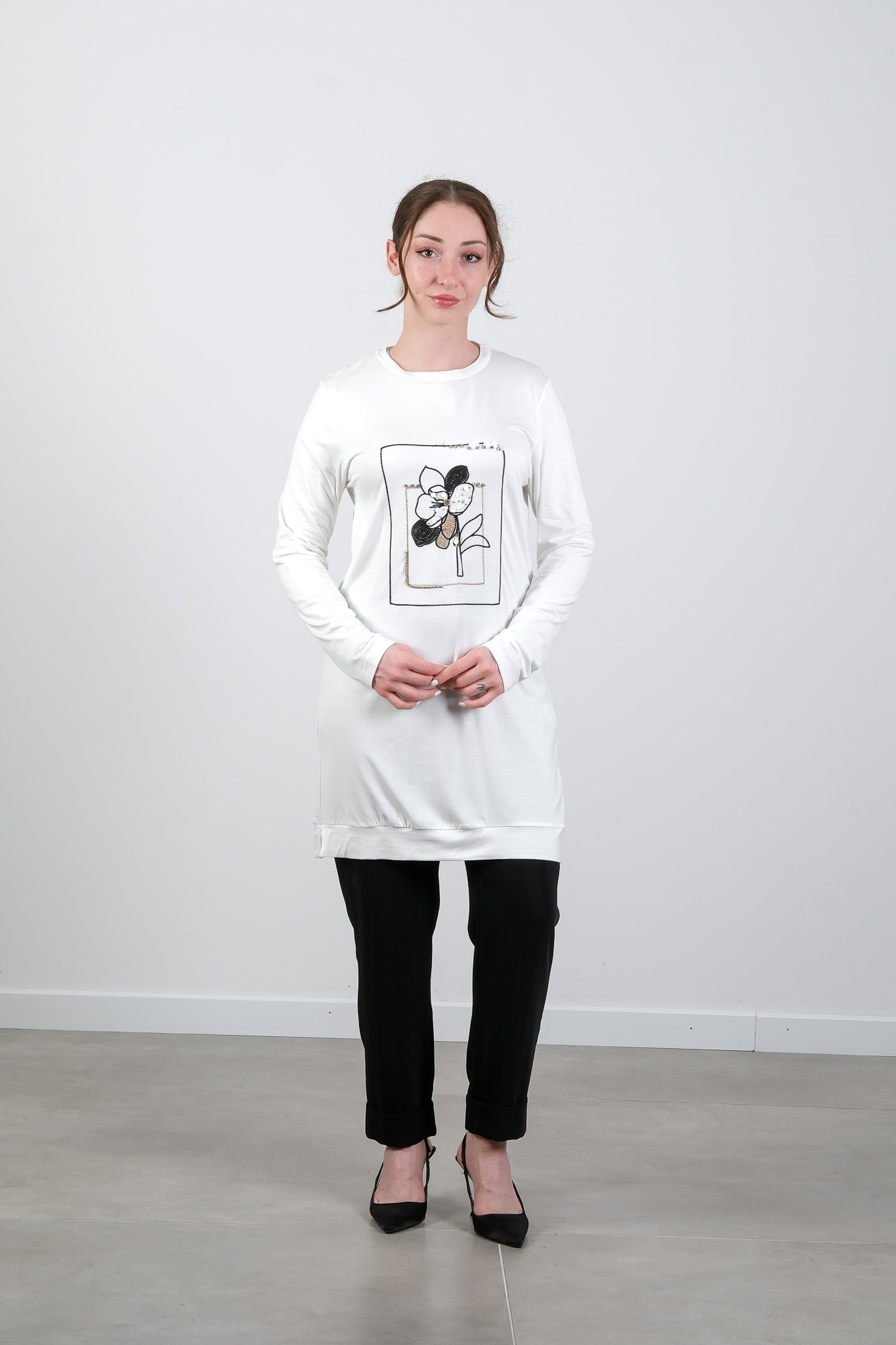 8135 LOOK TUNİK - Ekru