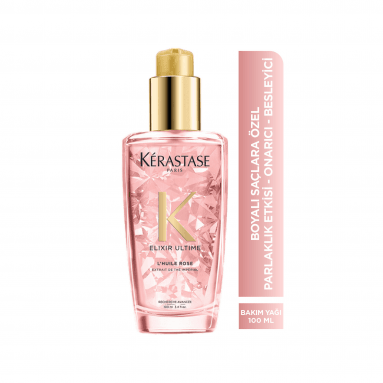 Kérastase Elixir Ultime L'Huile Rose Boyalı Saçlara Özel Renk Koruyan Bakım Yağı 100 ml