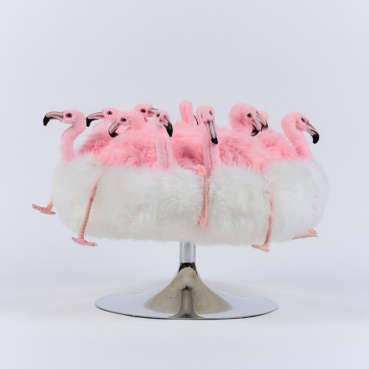 Flamingo Pouf