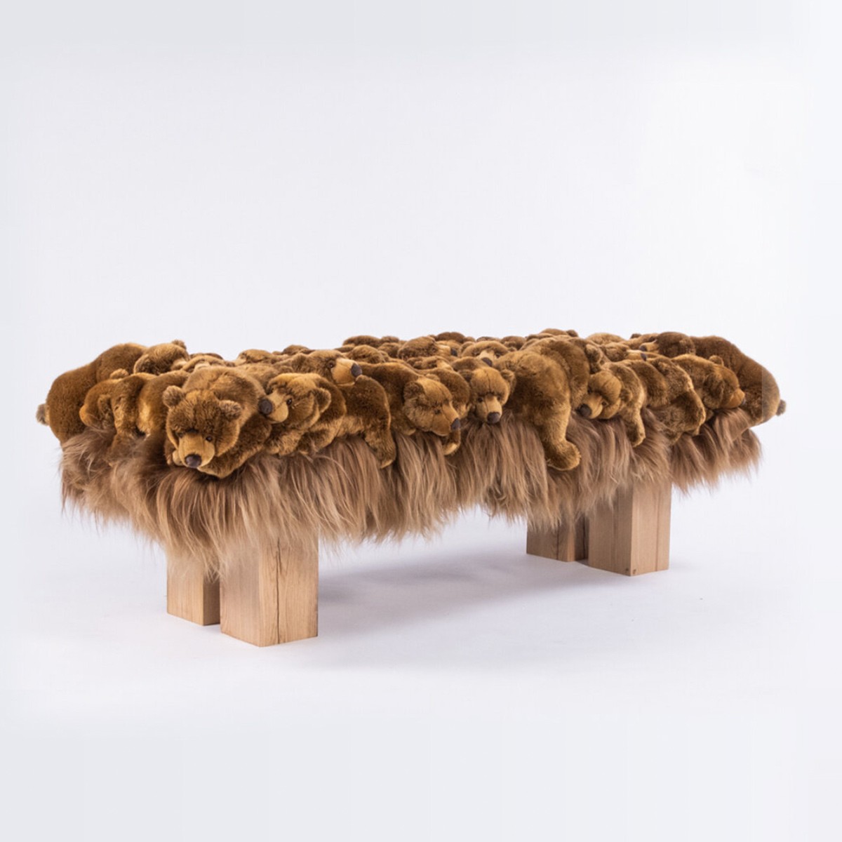 Grizzly Wood Bench