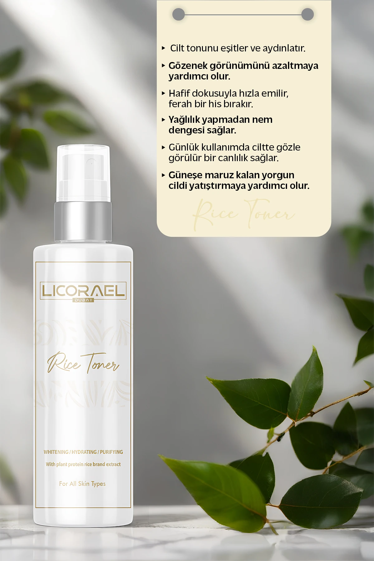 PİRİNÇ ÖZLÜ TONİK - 200ML