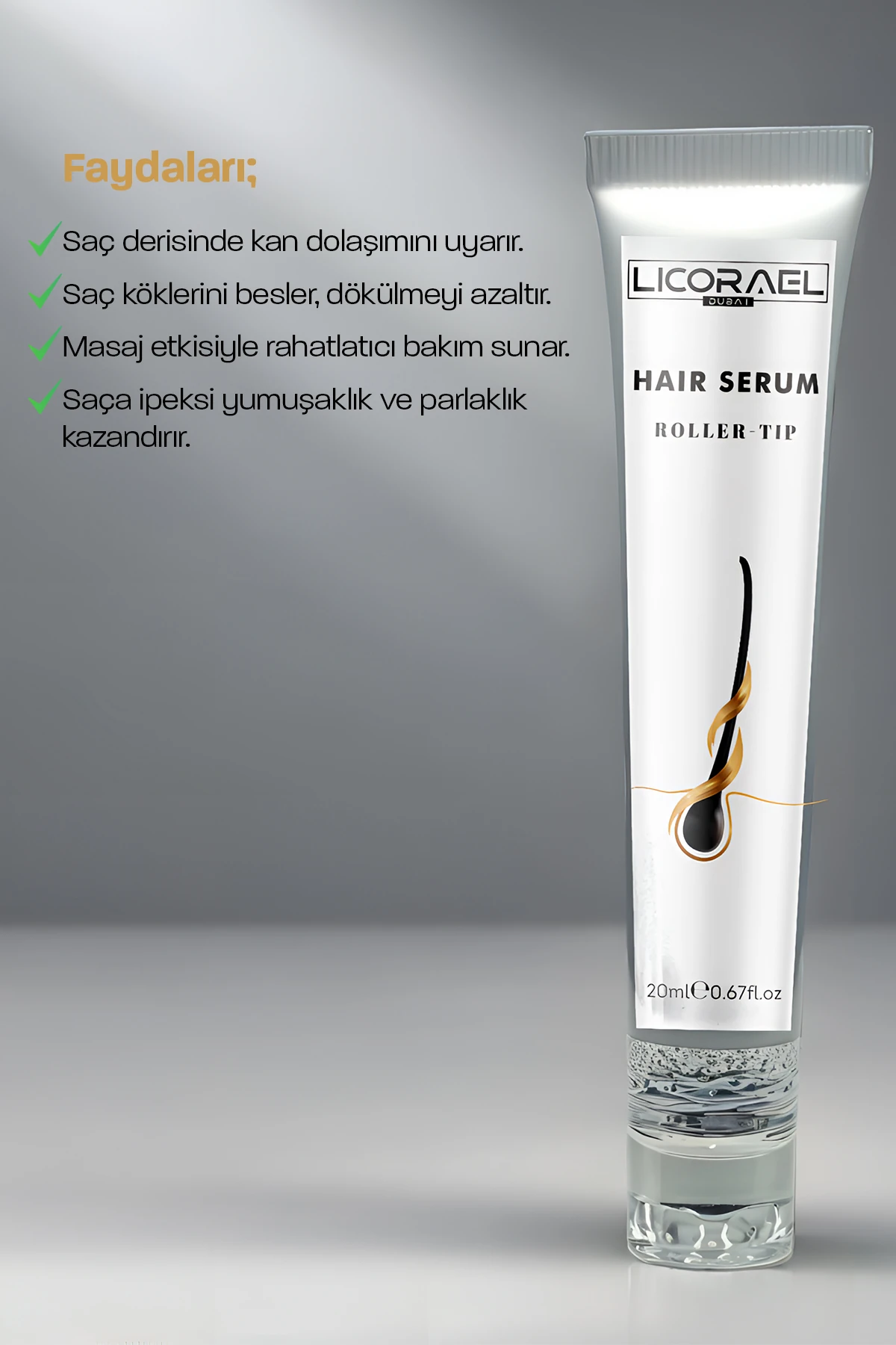 SAÇ SERUMU - ROLLER BAŞLIKLI HAIR SERUM