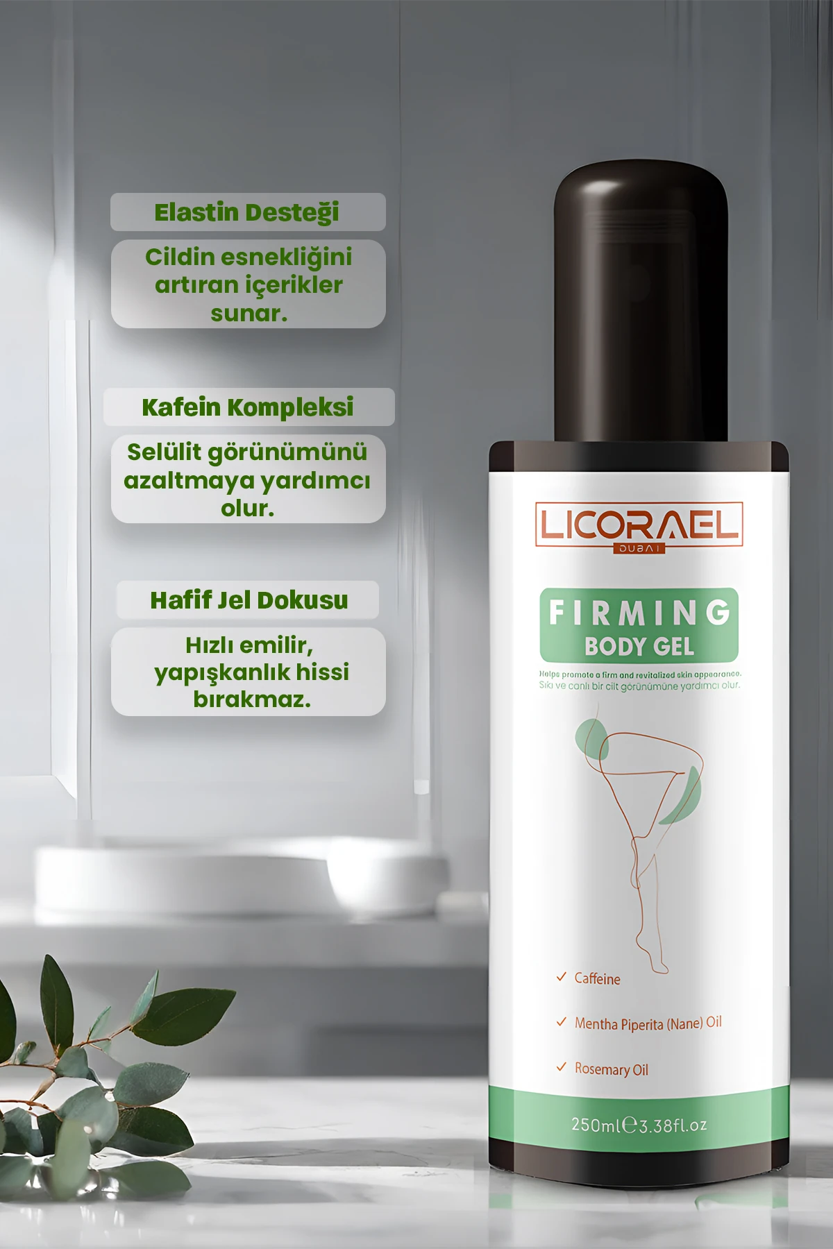 Selülit ve Çatlak Karşıtı Bölgesel İncelme ve Sıkılaştırıcı Jel-FIRMING BODY GEL