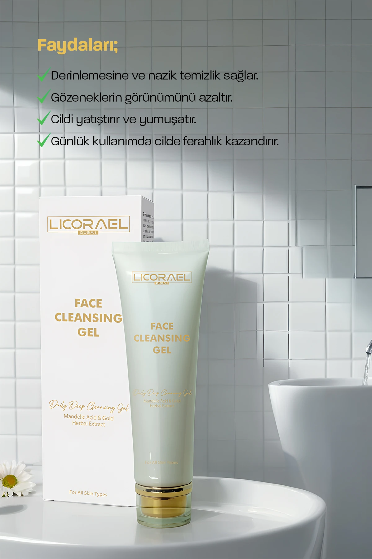 24K YÜZ TEMİZLEME JELİ