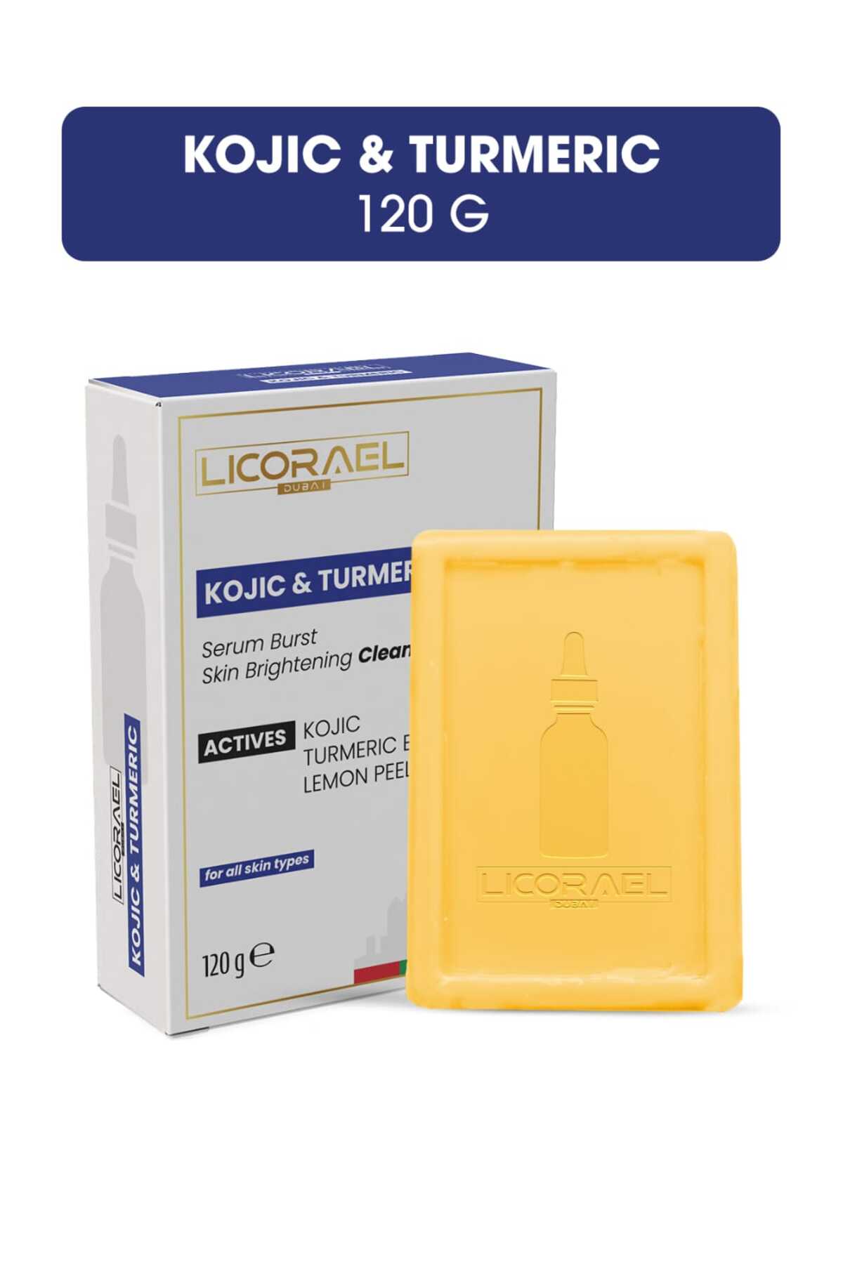 Kojic Asit Sabunu, Zerdeçal Ve Kojik Asit Etkisi İle Leke Karşıtı KOJIC & TURMERIC 120 gr SABUN