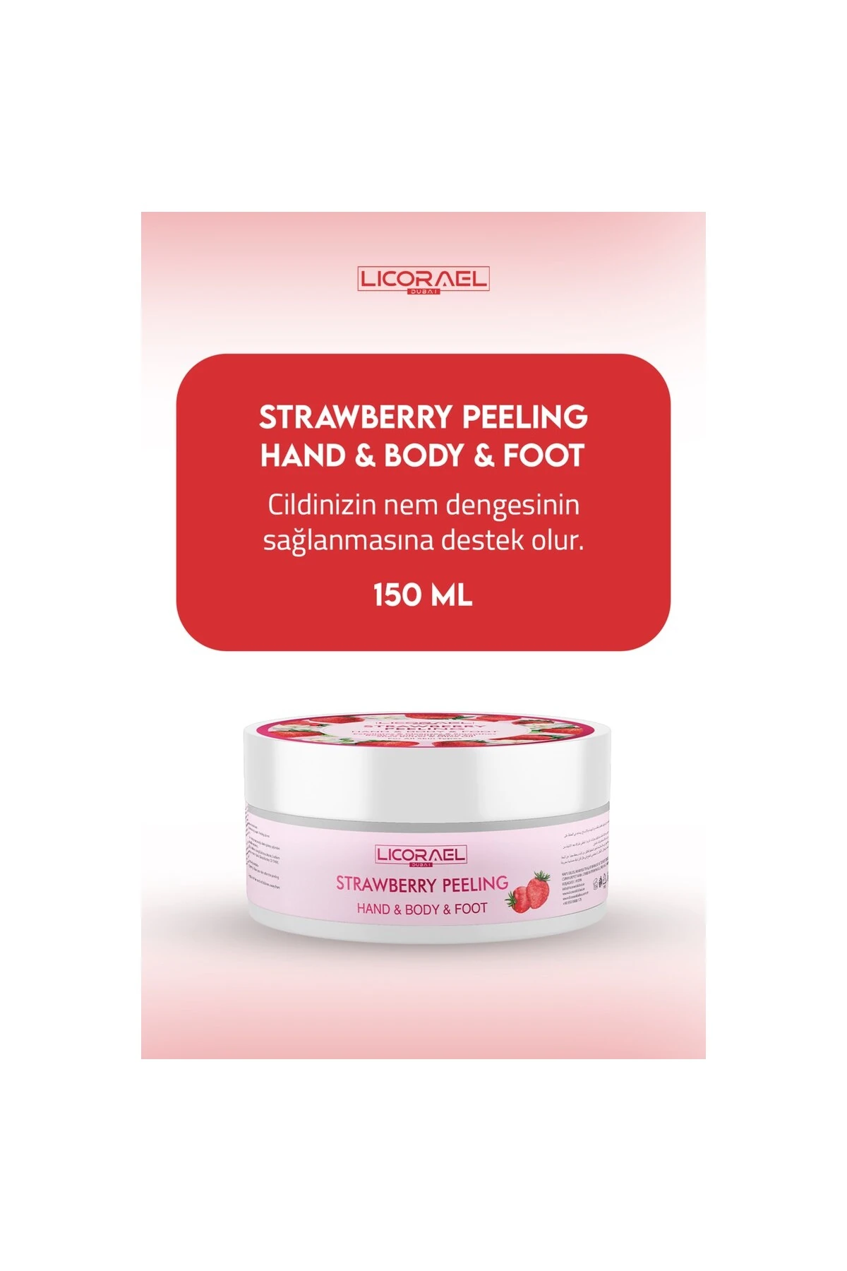 Peeling Çilek Aromalı 150ml
