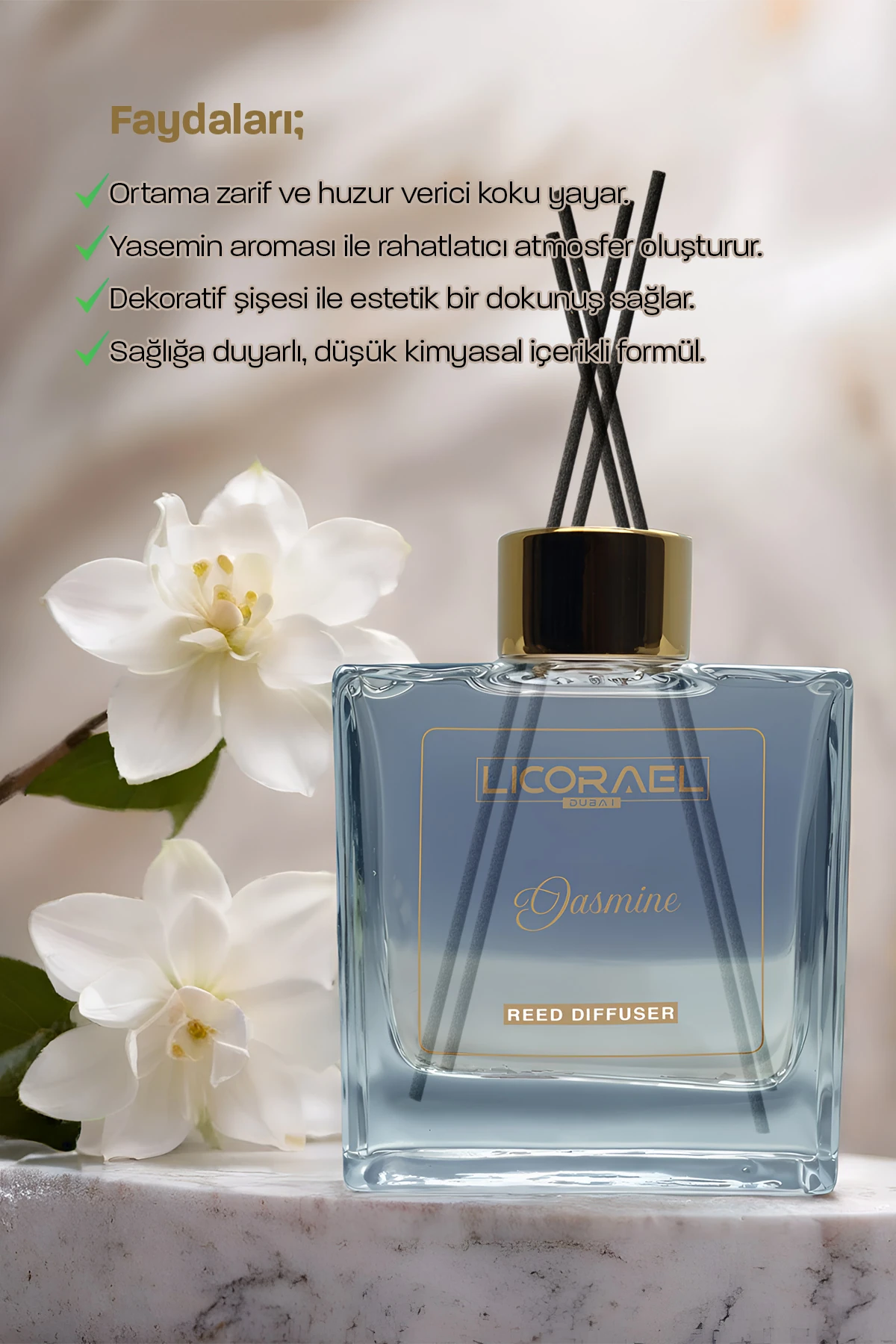 ODA KOKUSU - ÇUBUKLU - JASMİNE 100ml