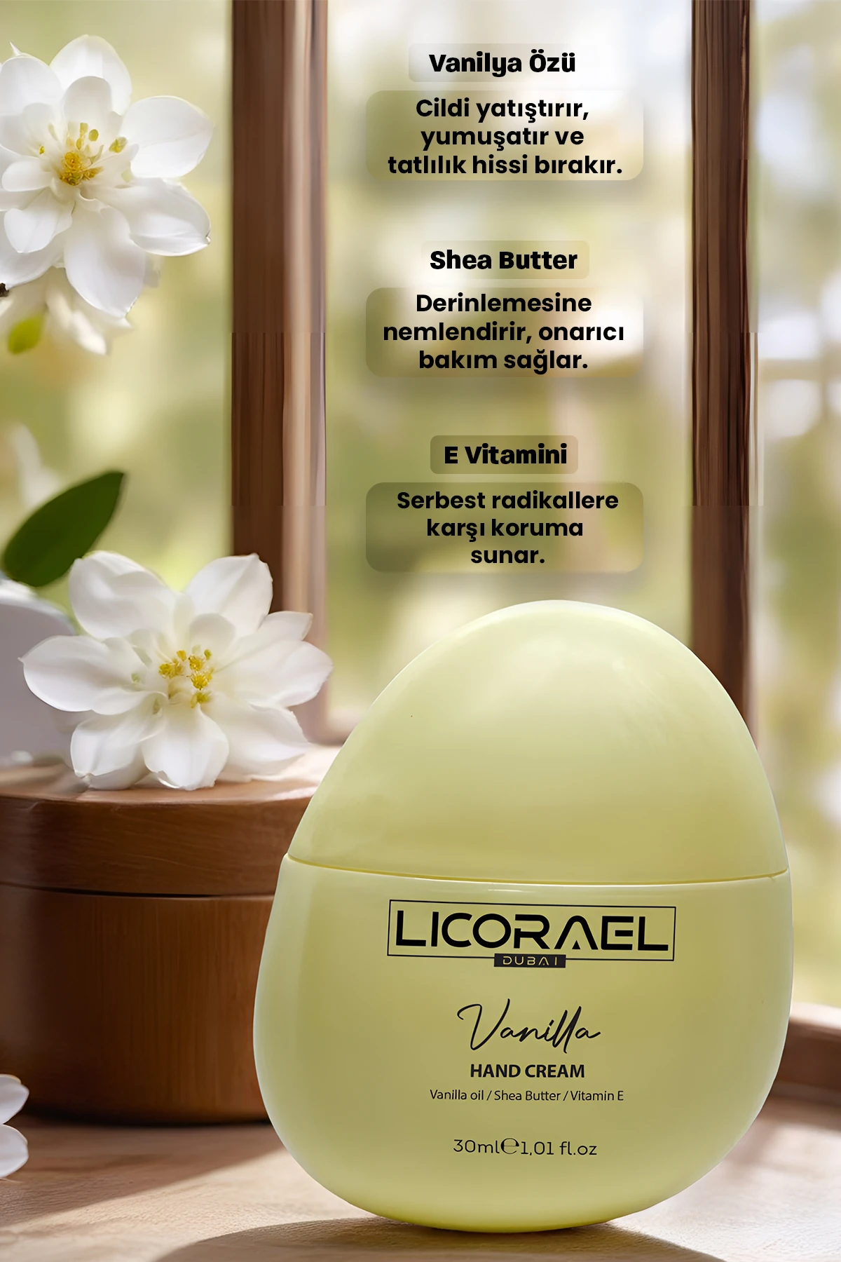 EL KREMİ E-VİTAMİNLİ HAND CREAM (VANILLA)