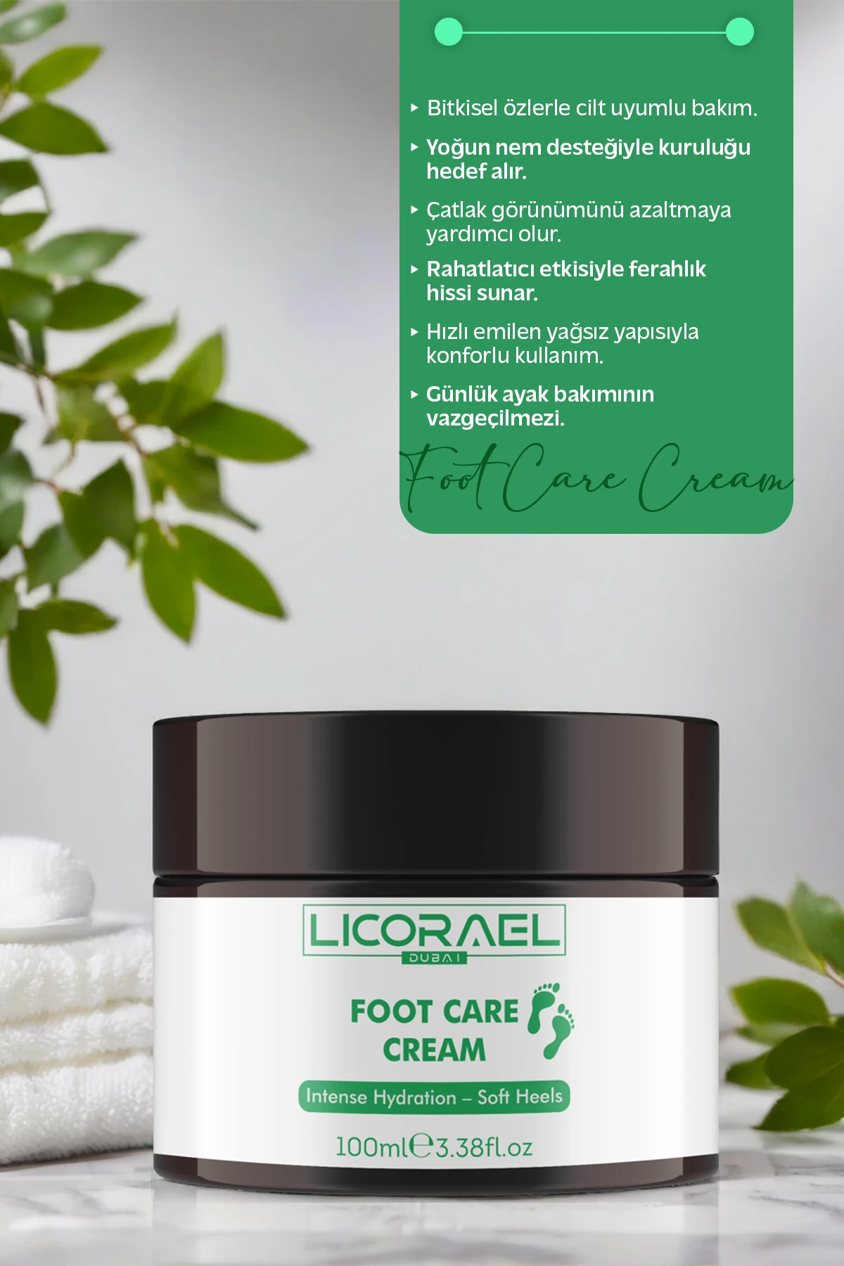 Ayak Ve Topuk Çatlak Kremi, Ayak Bakımı, Ayak Kokusu Ve Topuk-FOOT CARE CREAM