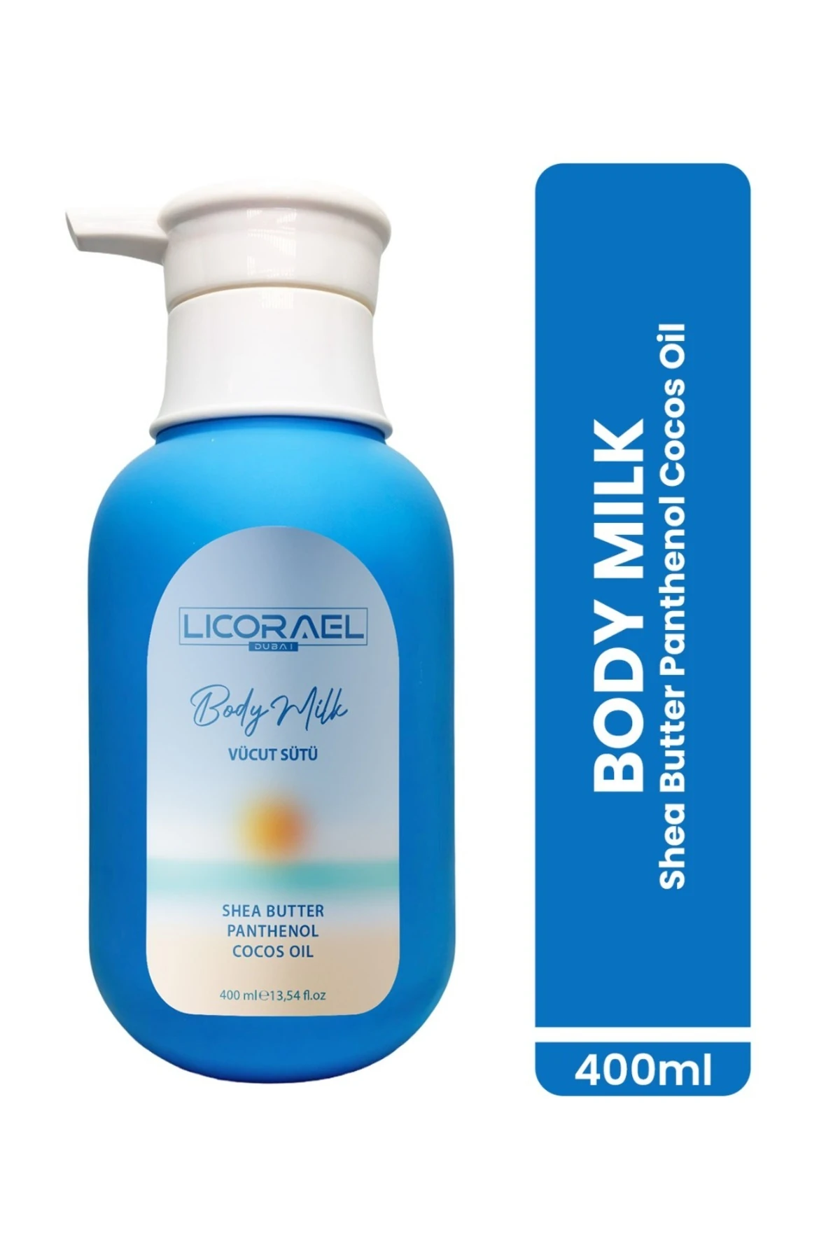 BODY MİLK NEMLENDİRİCİ - 400ML - SOFT TOUCH AMBALAJ - PANTHENOL VE ONARICI - YEŞİL ÇAY ESANSLI