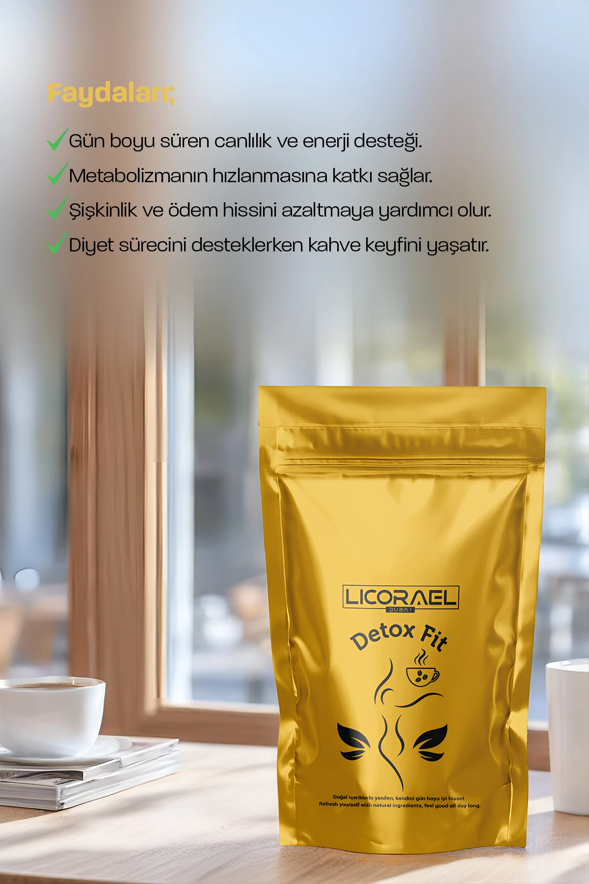 HİNDİBA DETOKS KAHVE - GOLD DOYPACK