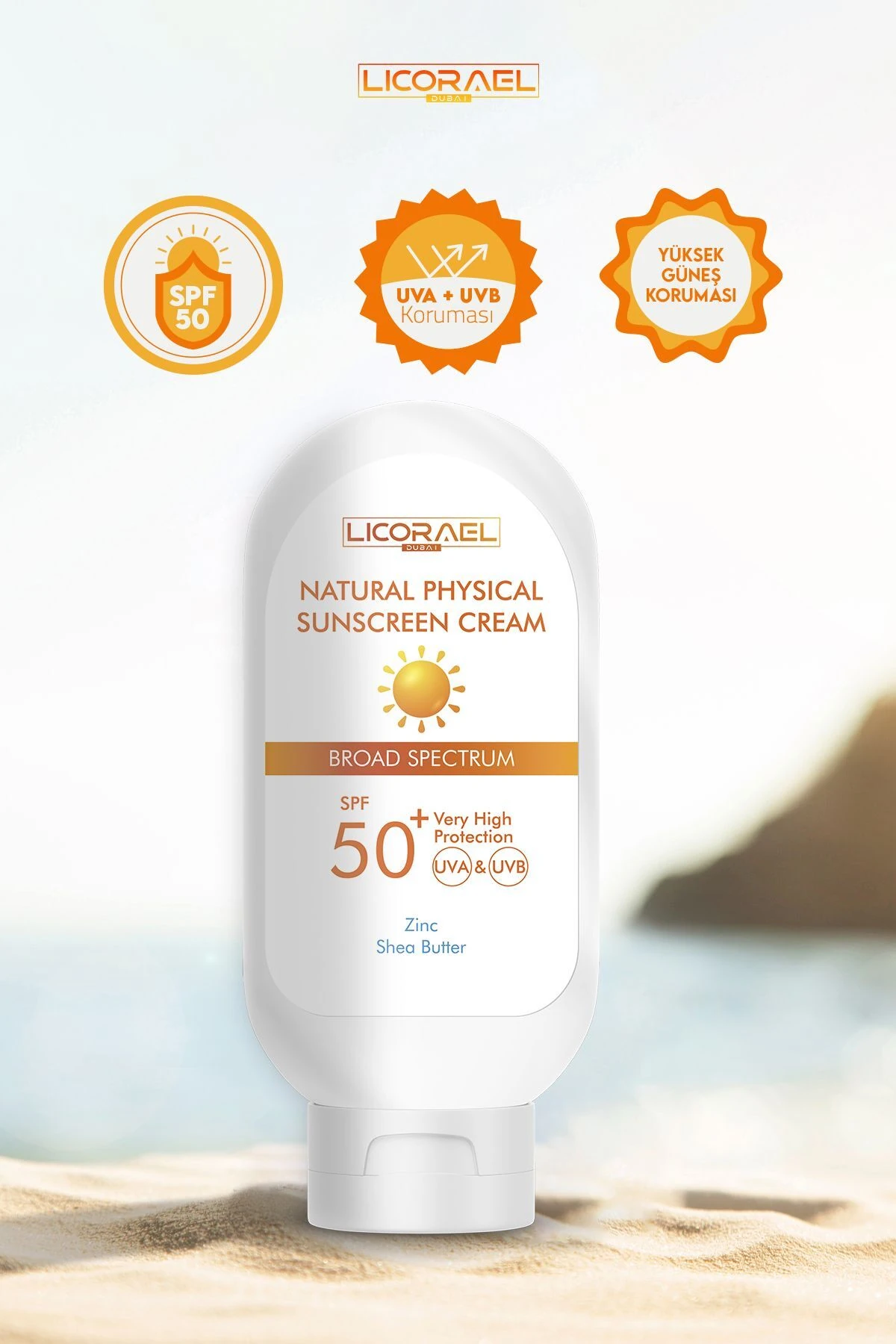 Natural Physıcal Sunscreen Cream Spf50+ 100ml