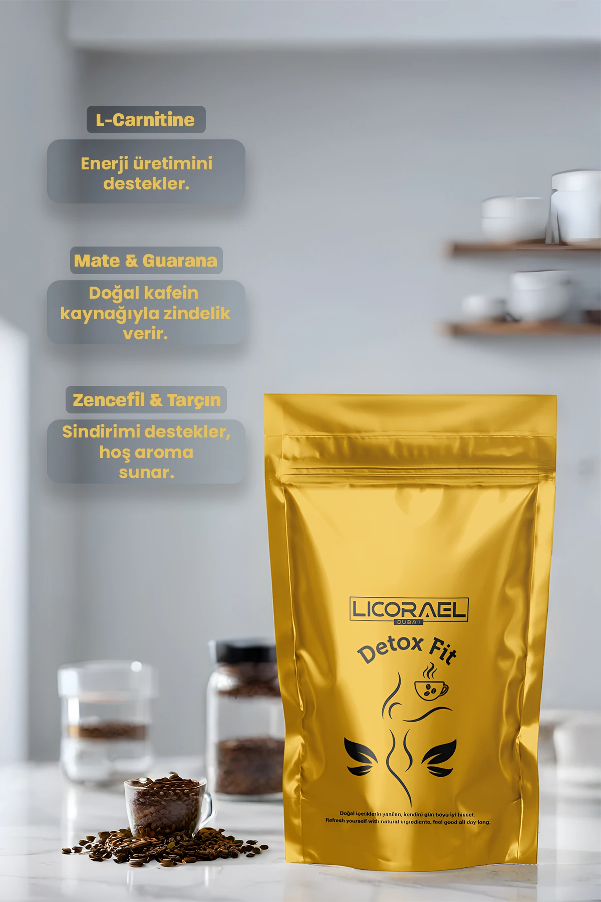 HİNDİBA DETOKS KAHVE - GOLD DOYPACK