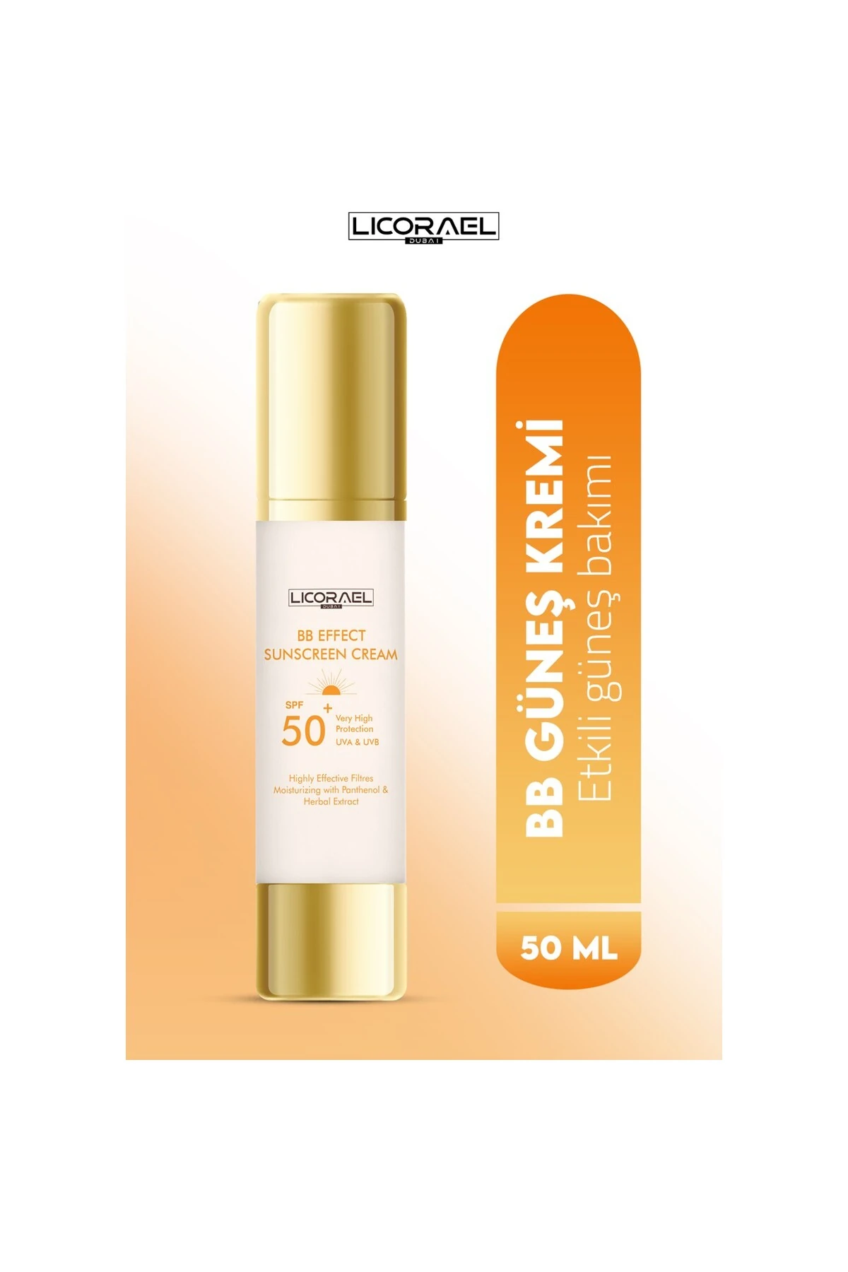 Bb Güneş Kremi Uva Ve Uvb Işınlarına Karşı Yüksek Korumalı Spf50