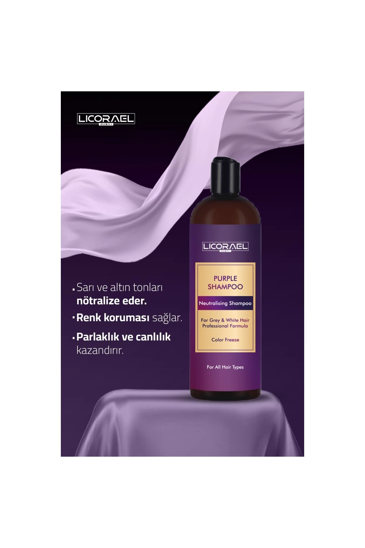 Turunculaşma Karşıtı Mor Şampuan 400ml
