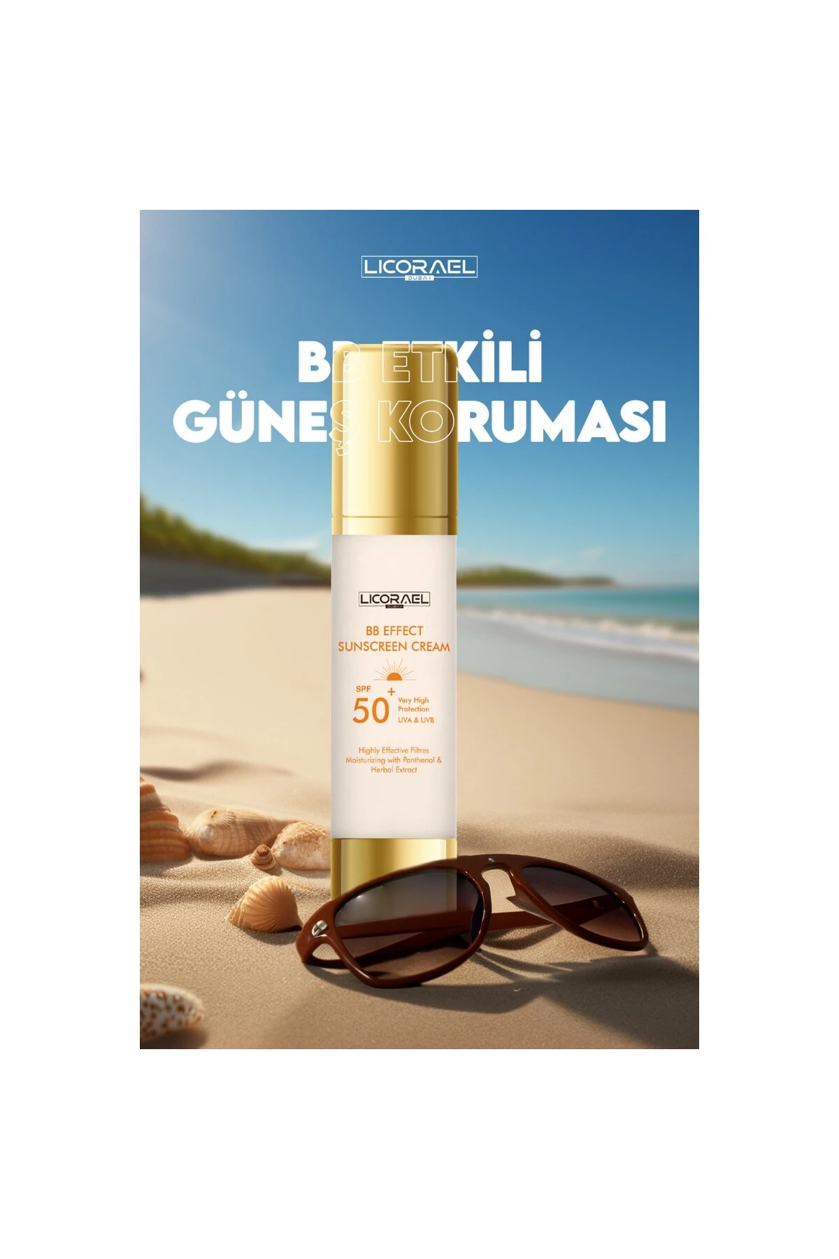 Bb Güneş Kremi Uva Ve Uvb Işınlarına Karşı Yüksek Korumalı Spf50