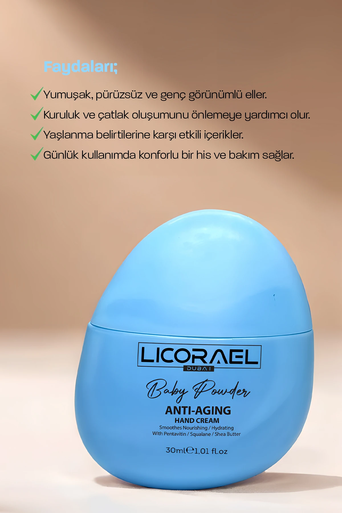 EL KREMİ YAŞLANMA KARŞITI SIKILAŞTIRICI ANTI-AGING HAND CREAM