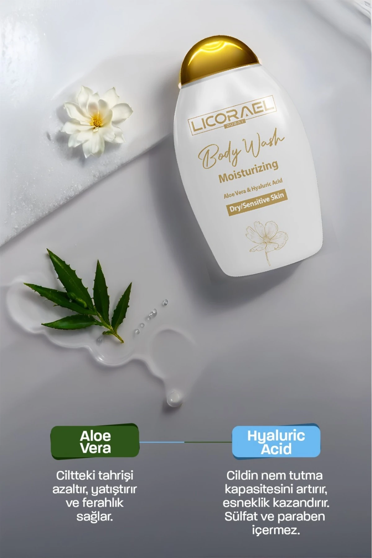 Aloe Vera & Hyaluric Acid Duş Jeli