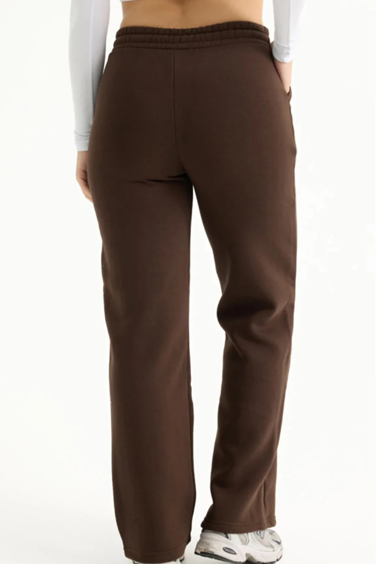 Kadın Kışlık 3 iplik İçi Polarlı Baggy Eşofman Altı