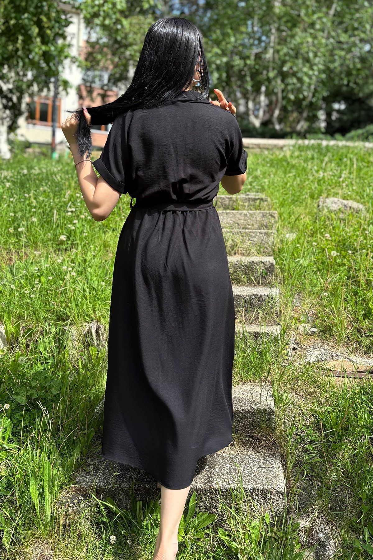 Kuşaklı Elbise