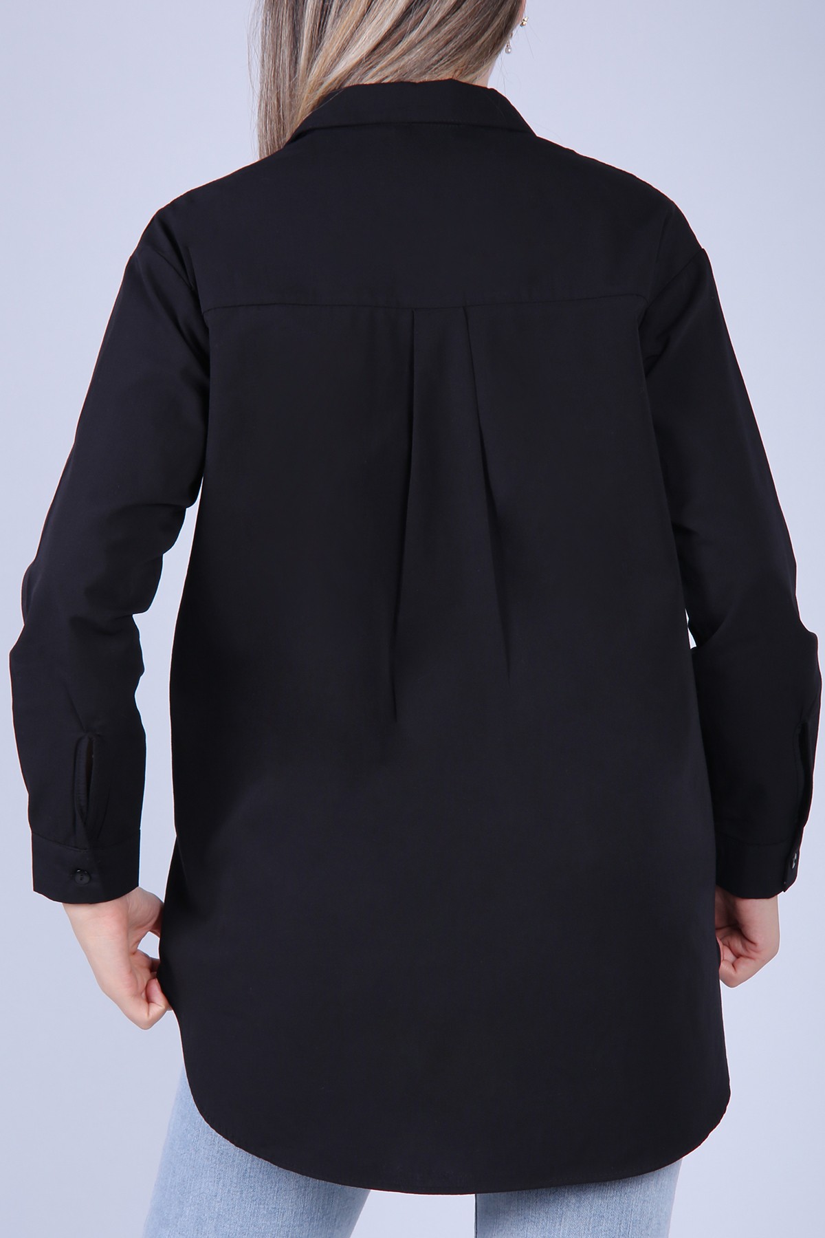Poplin Kadın Gömlek - Uzun Kollu Basic Model