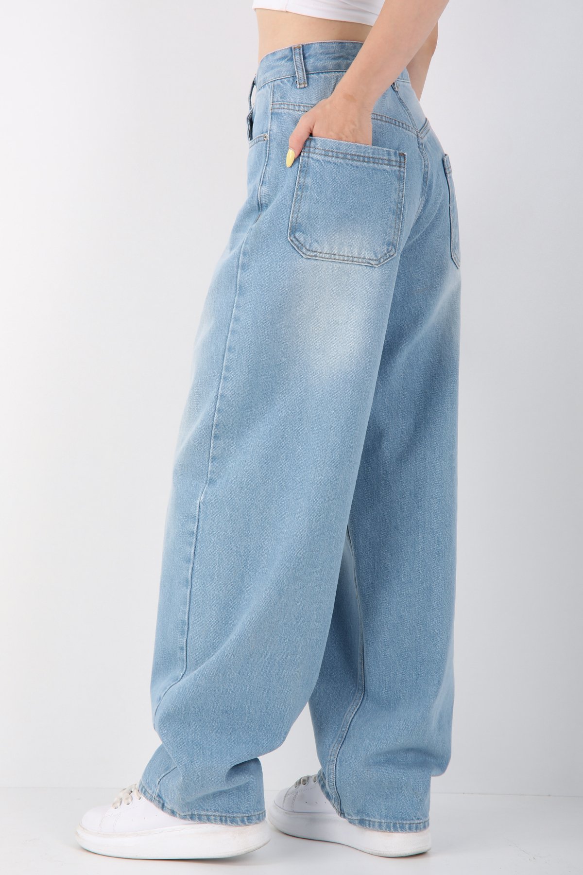 Yüksel Bel Buggy Jean
