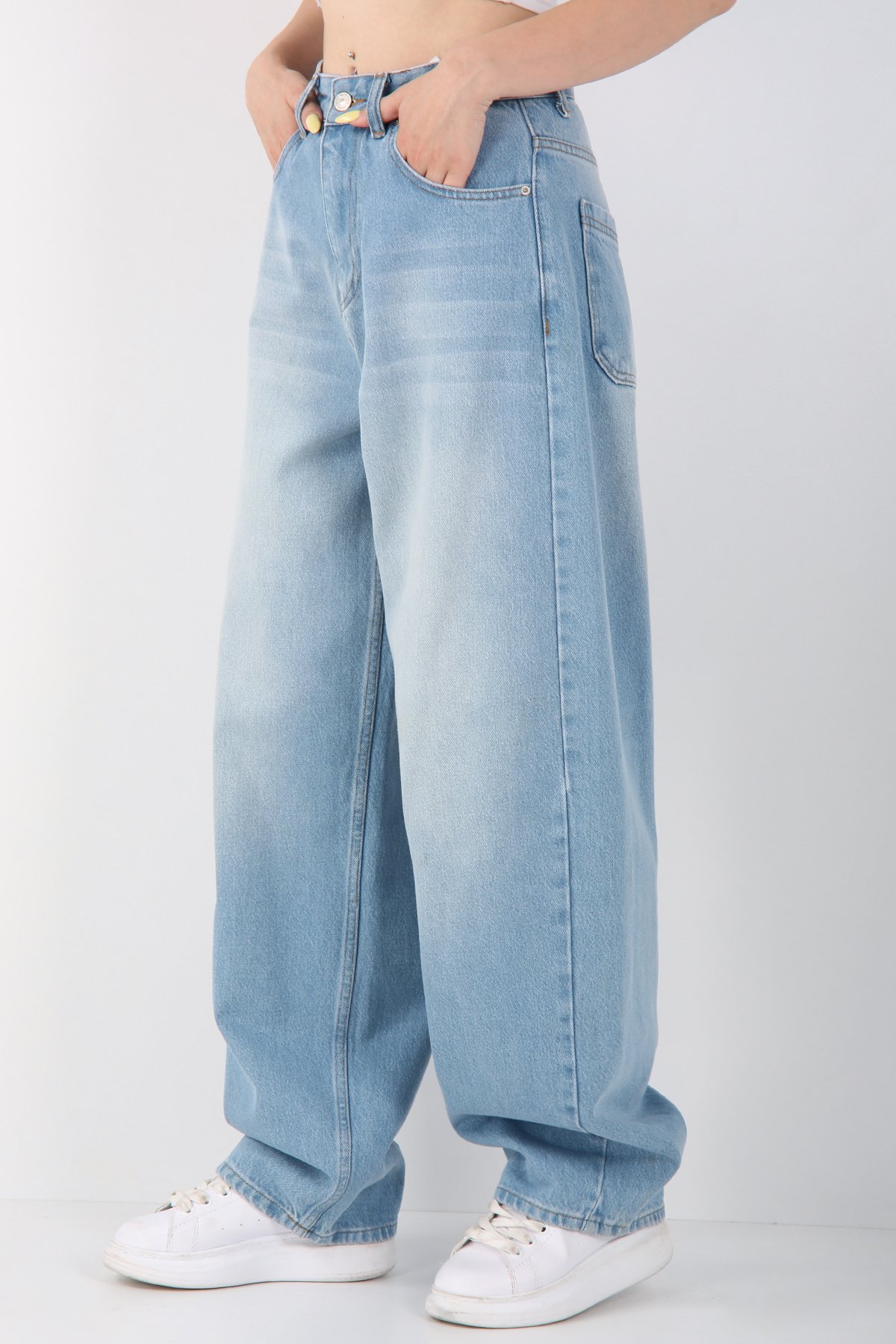 Yüksel Bel Buggy Jean