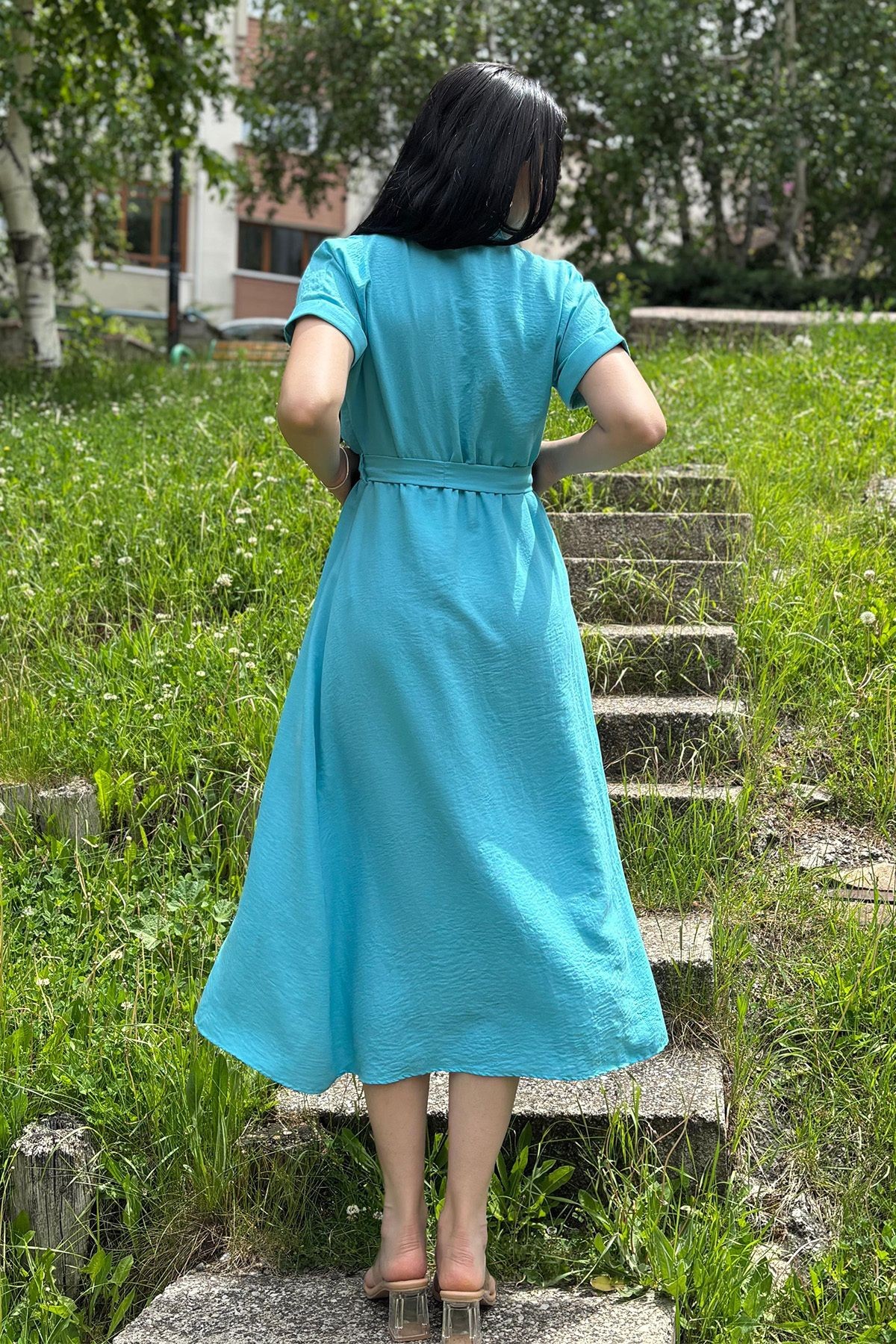 Kuşaklı Elbise